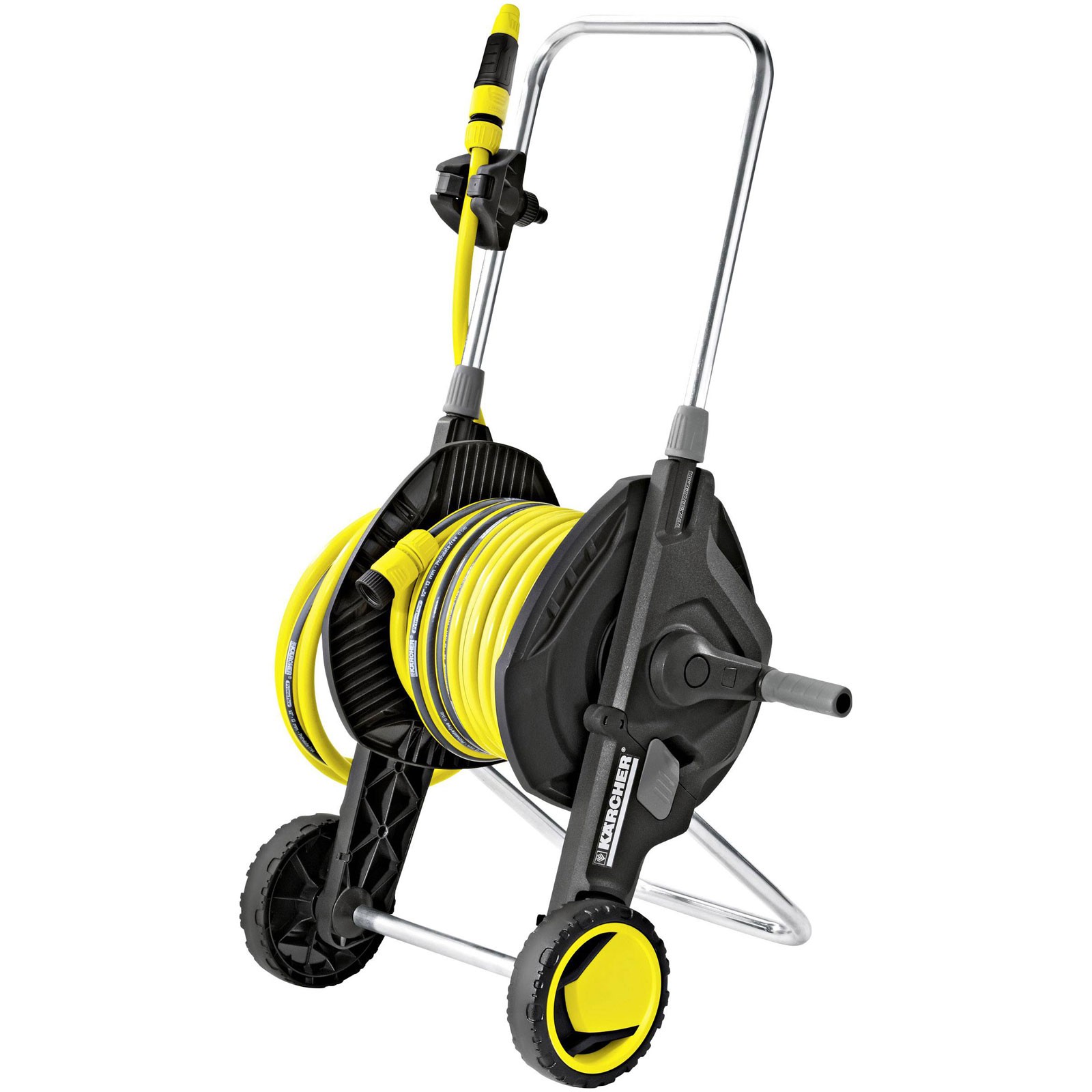 Kärcher HT Hose Cart 20m 1/2" Yellow Black Foldable Space-Saving