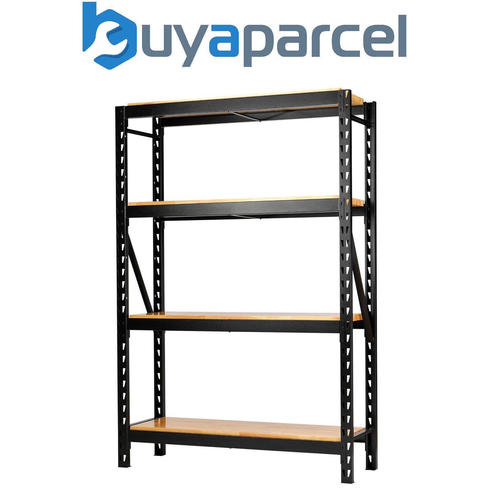 Draper 27976 BUNKER 18 Piece Modular 4 Tier Racking with Hardwood Shelving, 1500