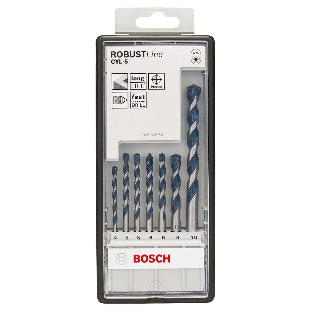 BOSCH Robust Line CYL-5 Betonbohrer-Set NEW