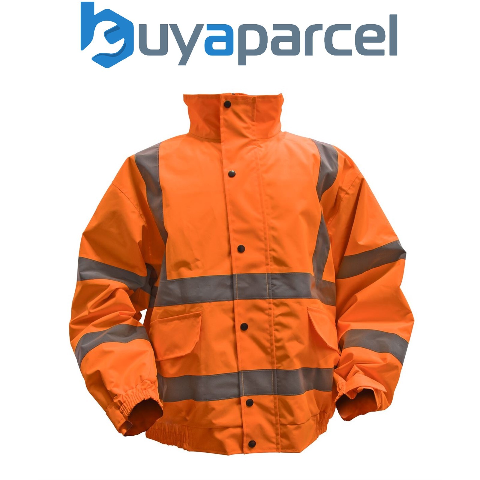 Sealey 802XXLO Worksafe&reg; Hi-Vis Orange Jacket with Quilted Lining, Elasticat