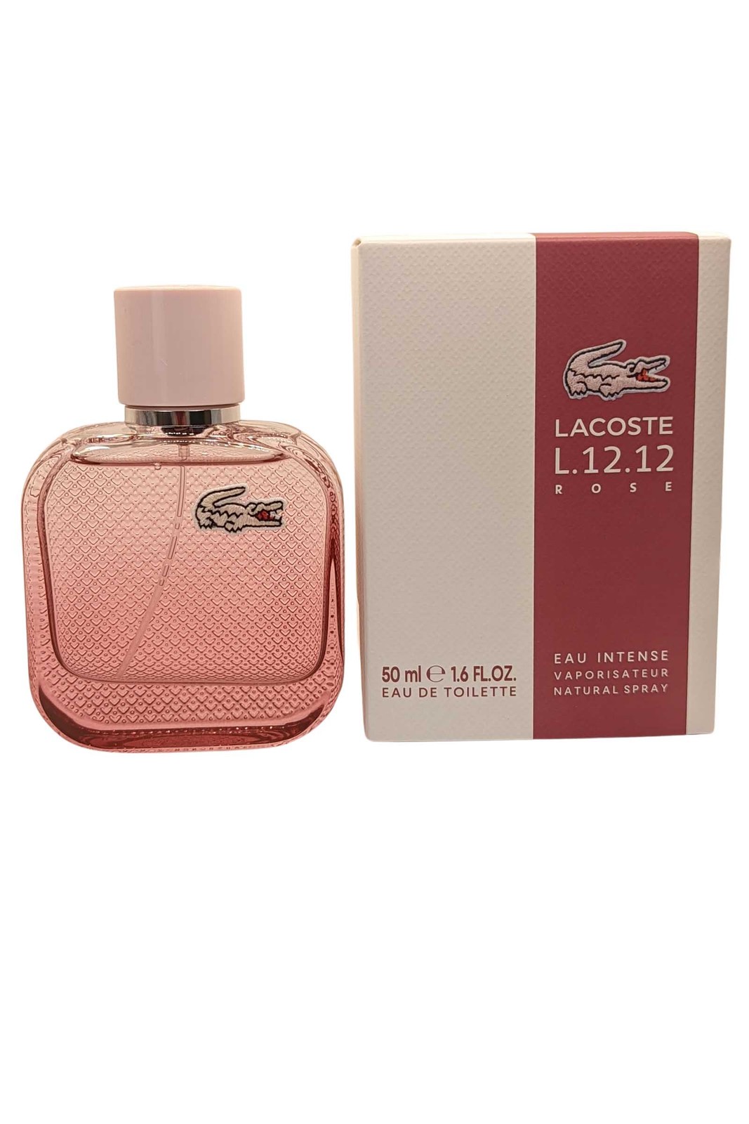 Lacoste L.12.12 Rose Eau Intense Eau de Toilette Spray 50ml Womens Fragrance