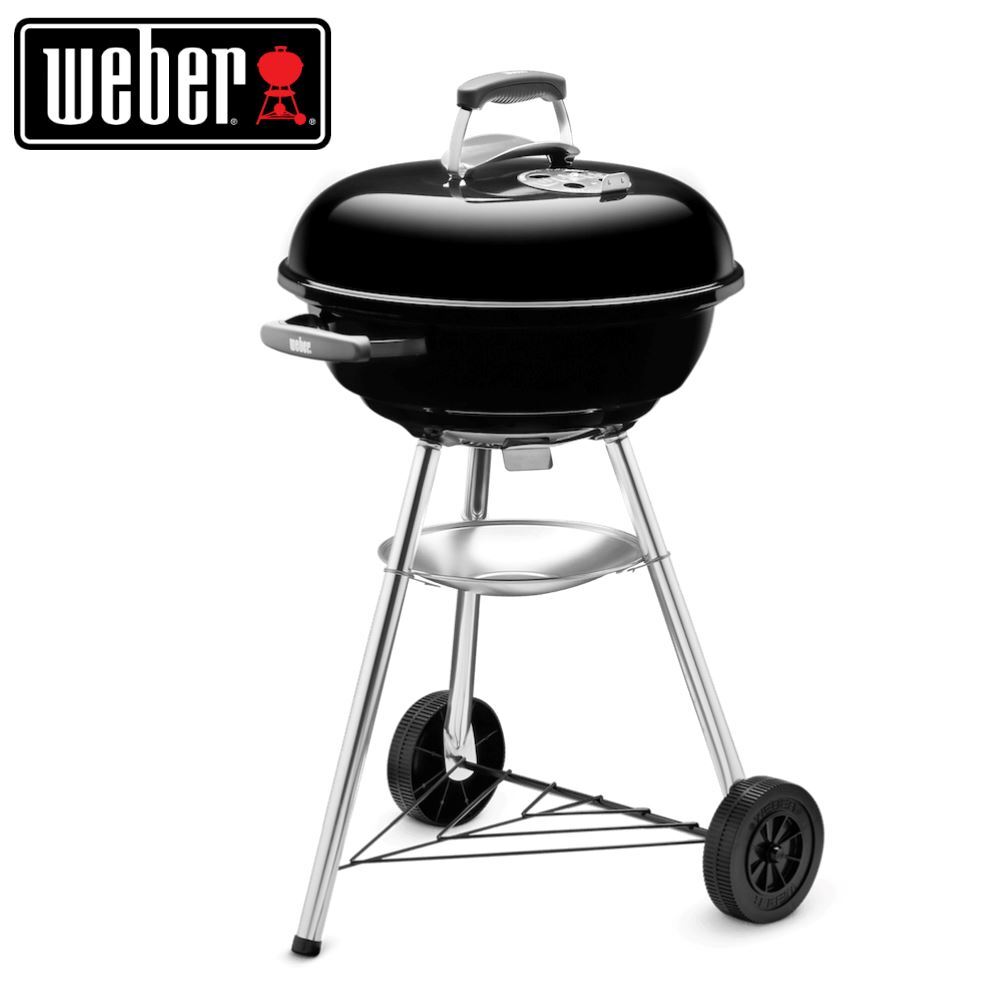Weber Compact Charcoal Kettle BBQ 47cm Black - 1221004 2025 Model NEW