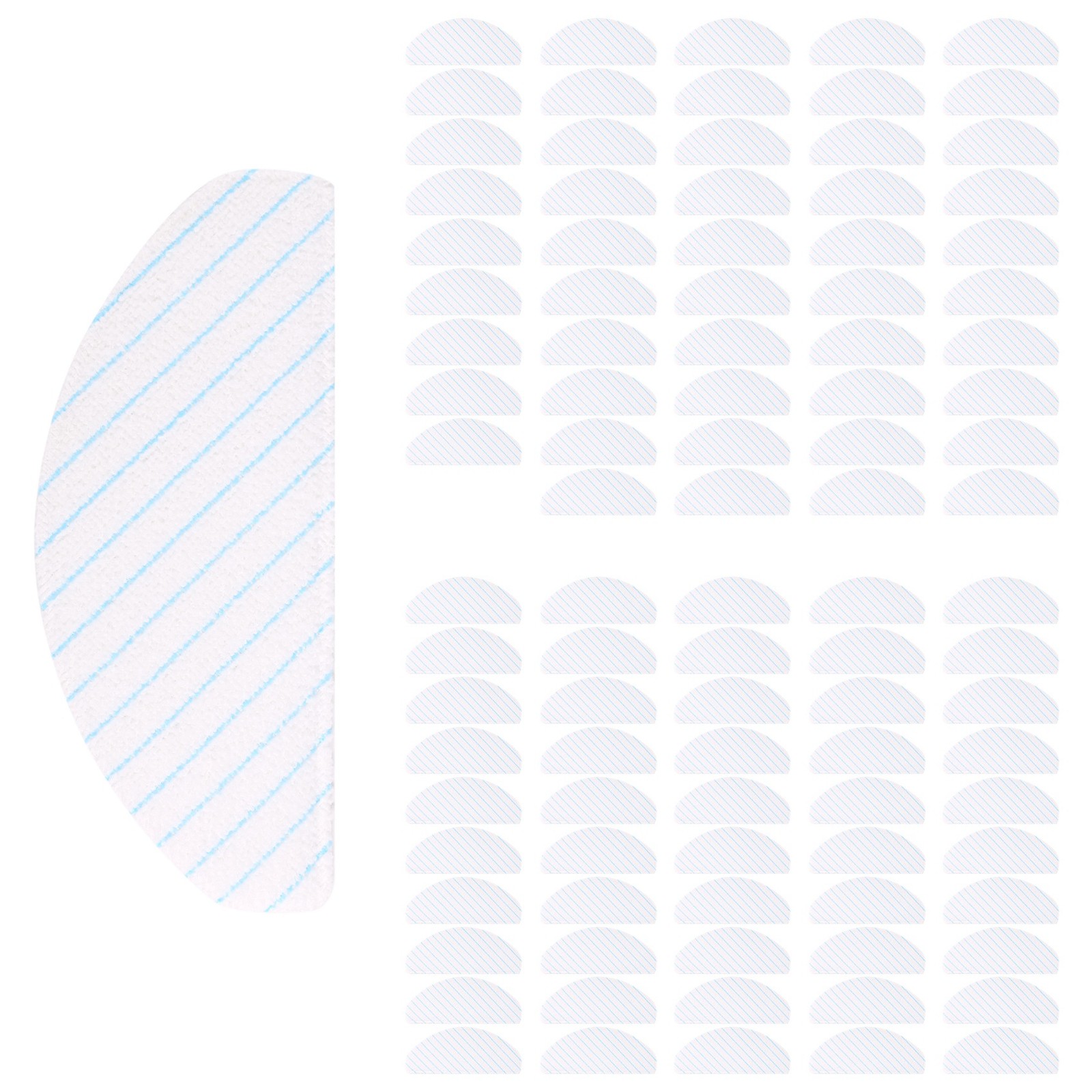 100 Pack Disposable Mop Pads Compatible for  Ozmo T8 Robot1809