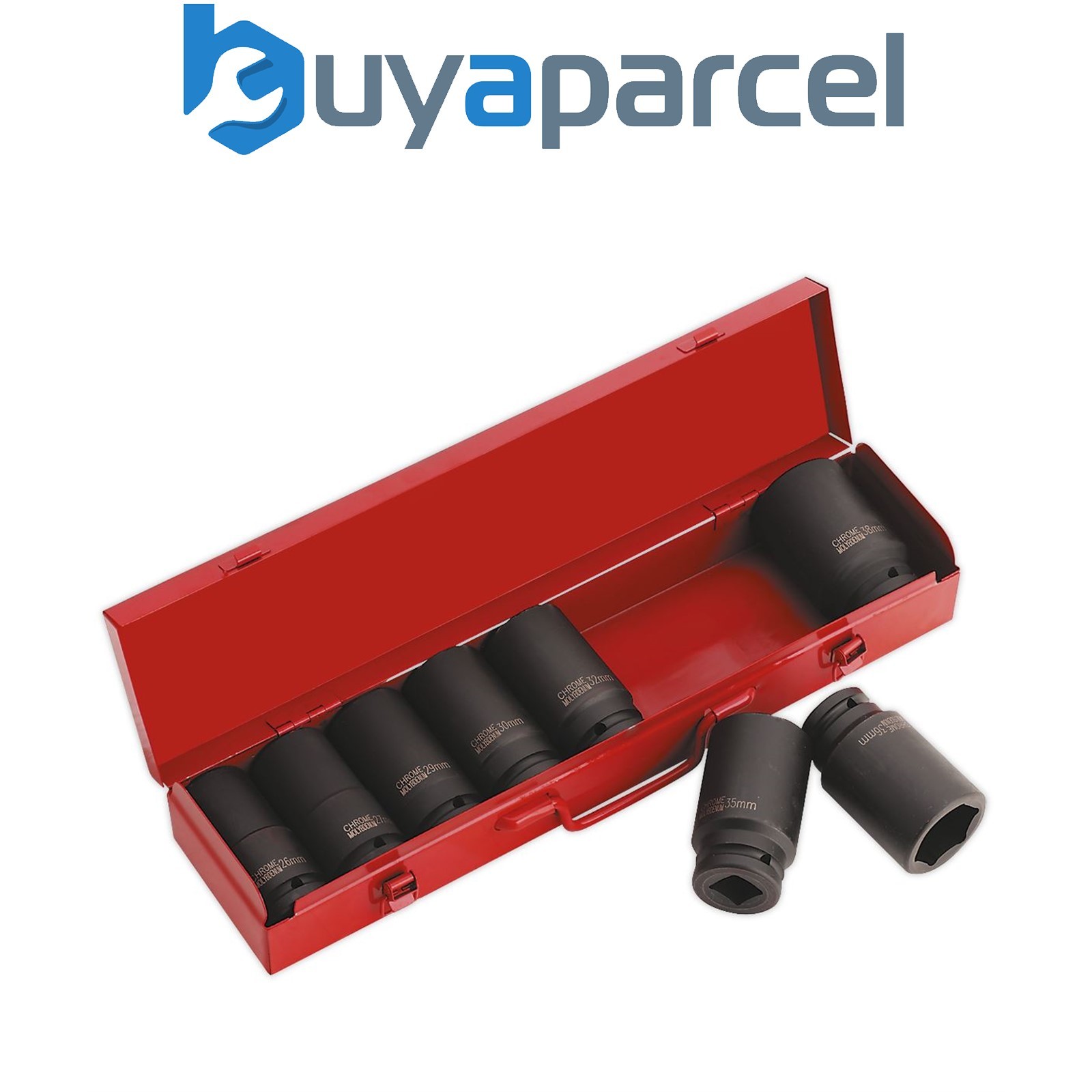 Sealey AK80/9M Premier Deep Impact Socket Set 3/4"Sq Drive 8pc