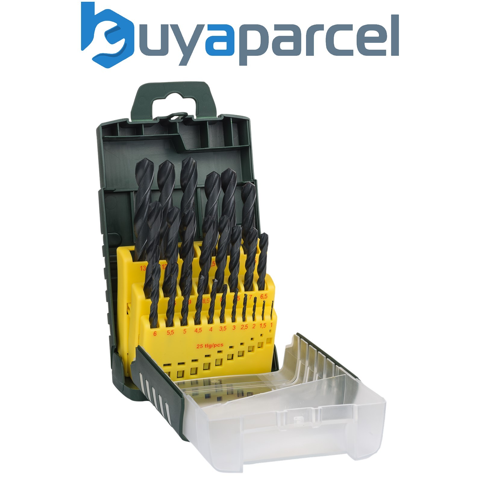 Bosch 2607017153 Metal Drill Bit Set HSS-R 1-13mm GripBox 25 Piece