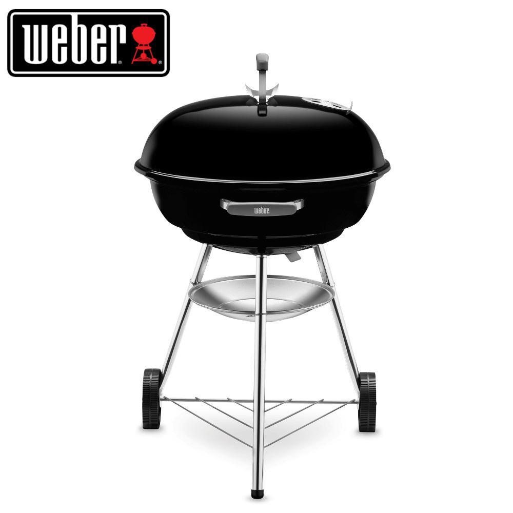 Weber Compact 57cm BBQ - Charcoal Camping Garden Kettle BBQ Summer 2025