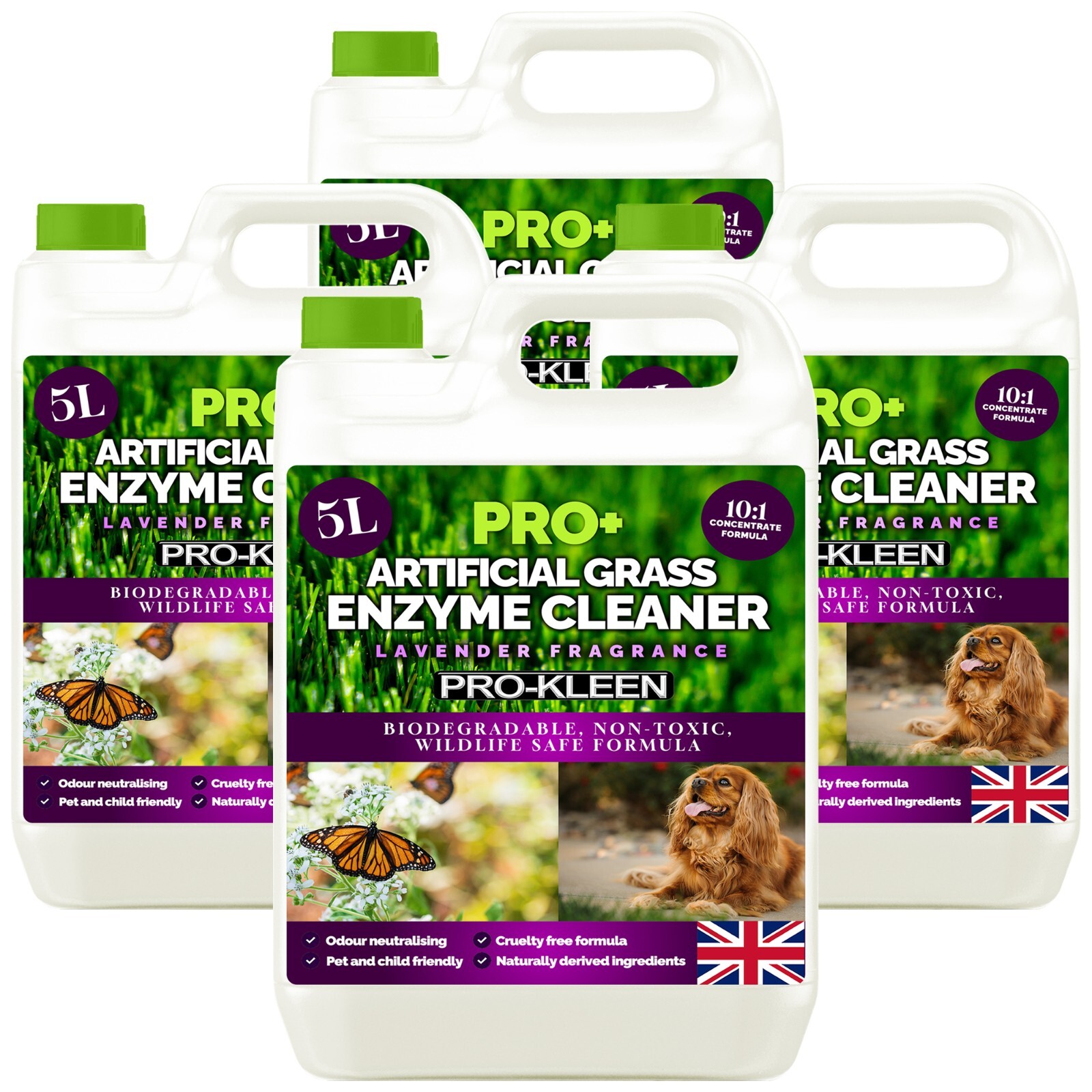 ProKleen Artificial Grass Lavender Probiotic Cleaner Pet Safe Deodoriser 20L