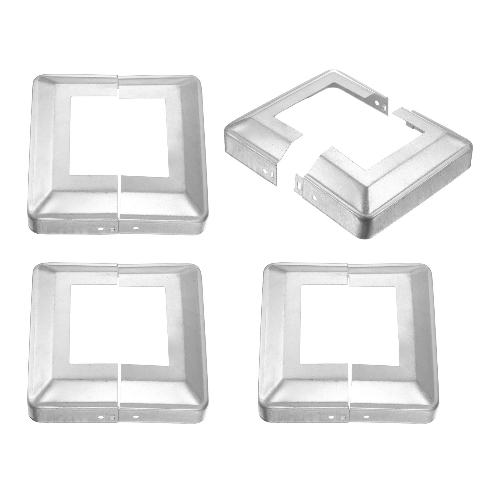 4Pcs Post Base Cover, 6x6 Split Style Post Skirt Column Wrap(3.25x3.25)