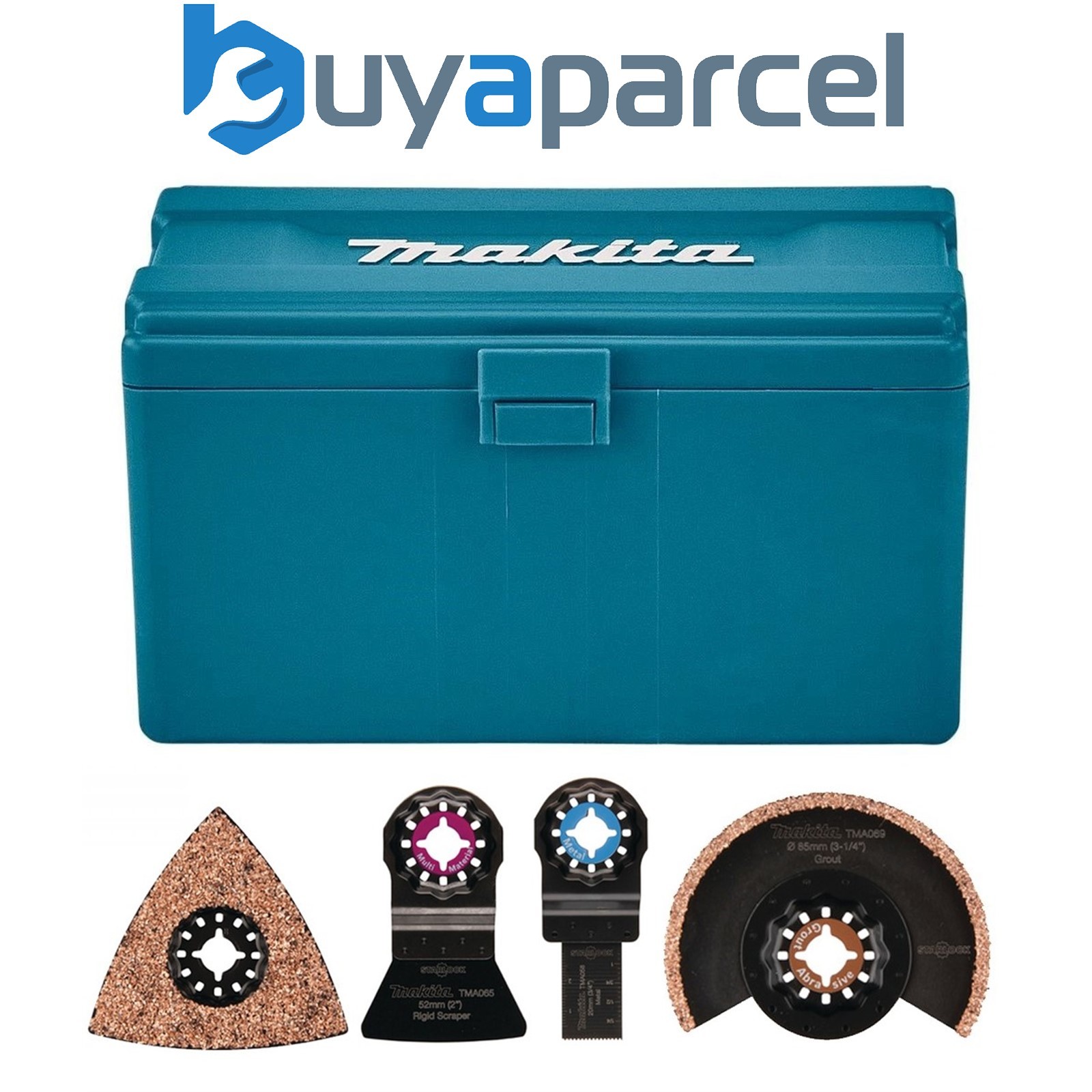 Makita Starlock Multi Tool 4PC Tile Set Plunge Segment Blade DTM52 DTM51 + Box