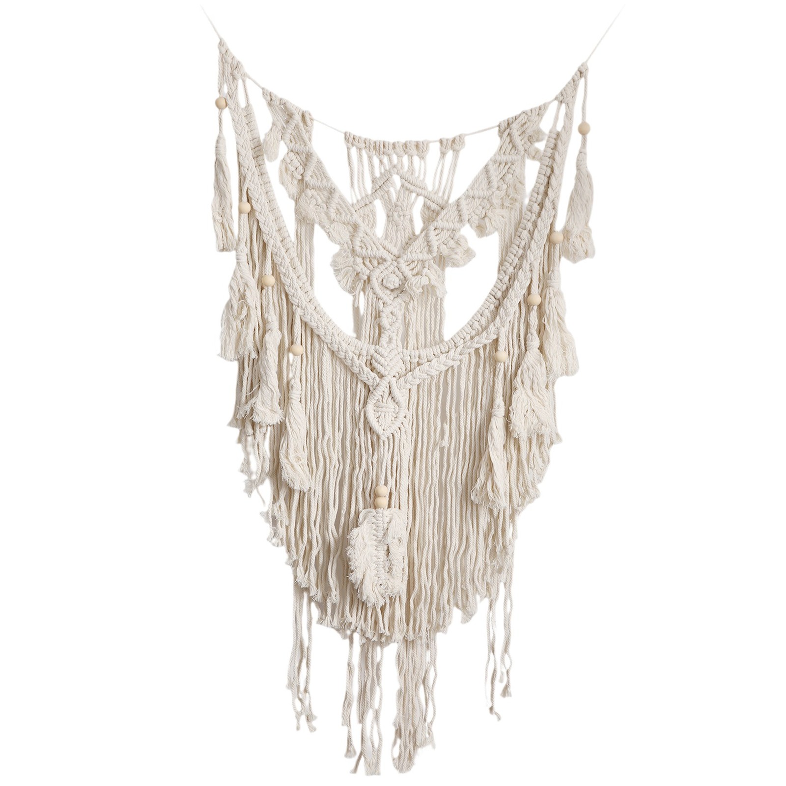 Nordic Bohemian Macrame Wall Hanging Tapestry Hand-Wovening Tassel Home2723