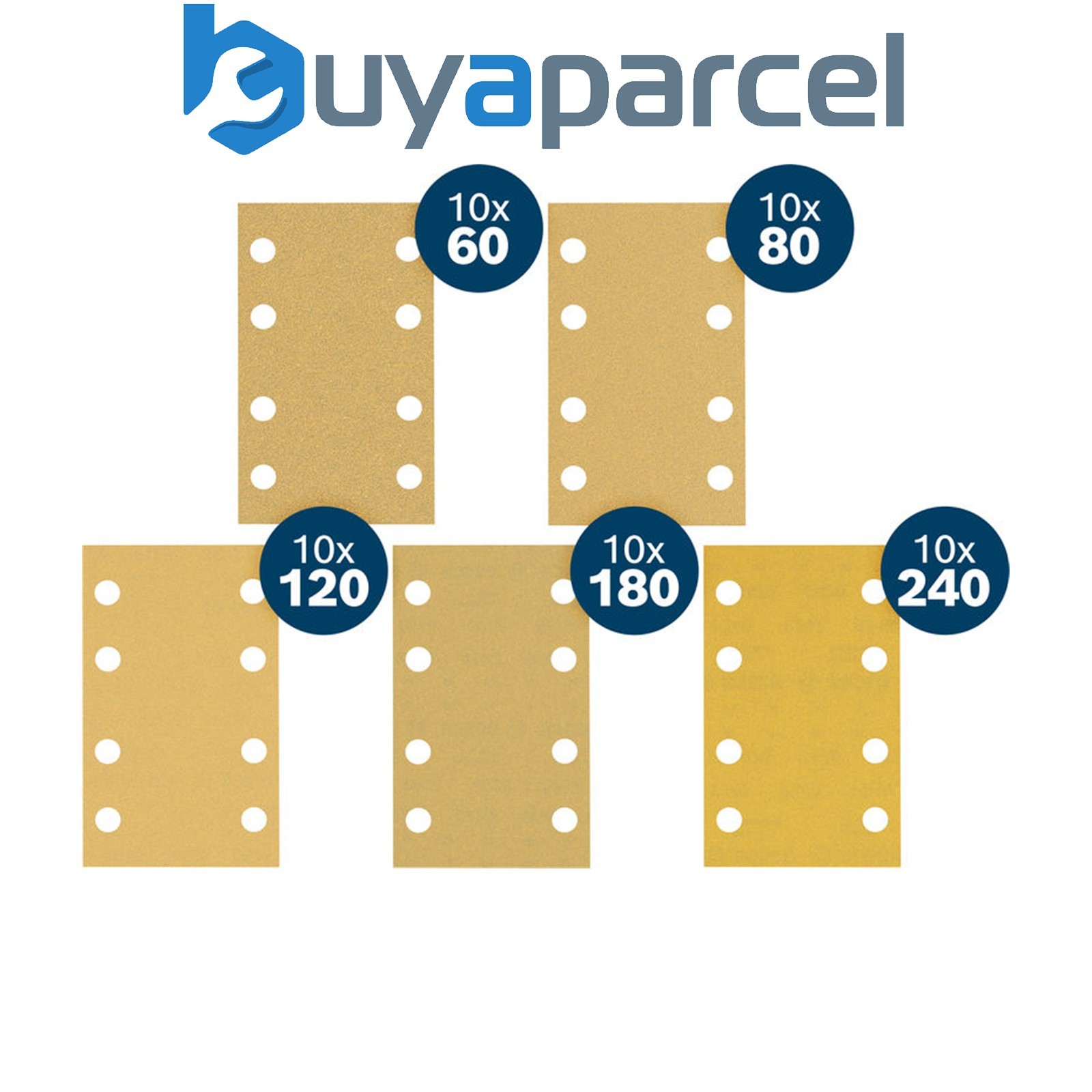 Bosch EXPERT C470 Sandpaper Set 80 x 133 mm x 240 50 pcs 2608902516