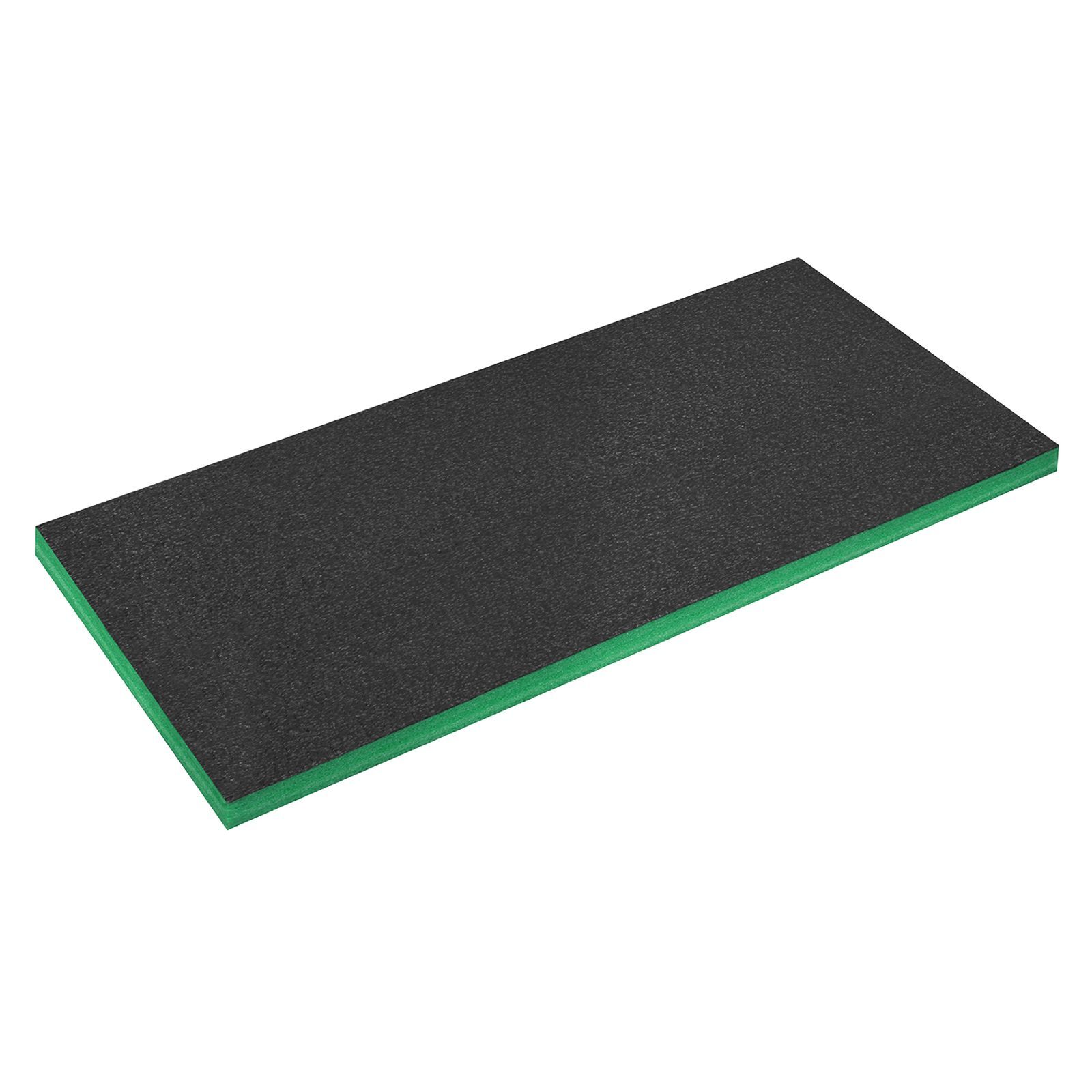 Sealey Green/Black 1200 x 550 x 50mm Easy Peel Shadow Foam - SF50G