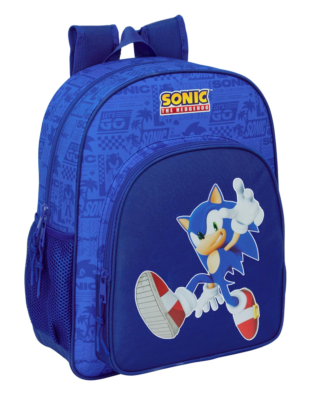 SONIC – Children's School Backpack, Adaptable to Trolley, Ideal for Children of