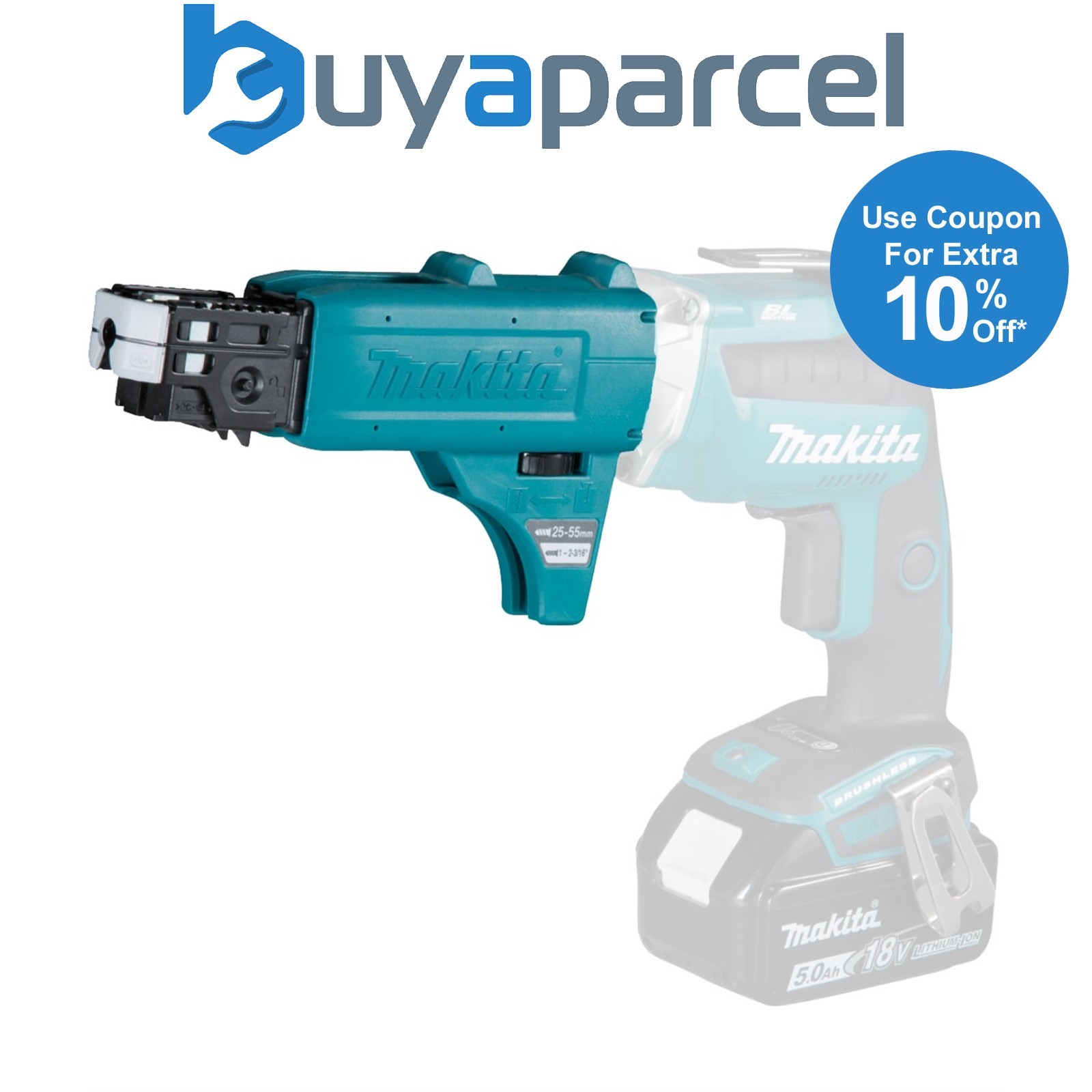 Makita 199146-8 Collated Autofeed Drywall Screwdriver Attachment DFS452 DFS250