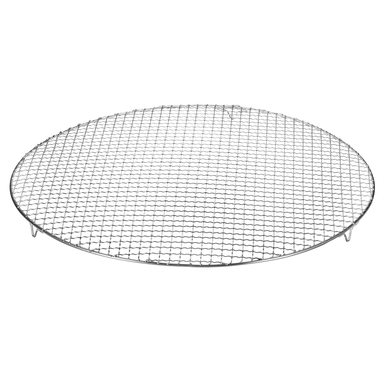 Round Cooking Rack 19.7" 201 Stainless Steel Barbecue Grill with 20mm Legs
