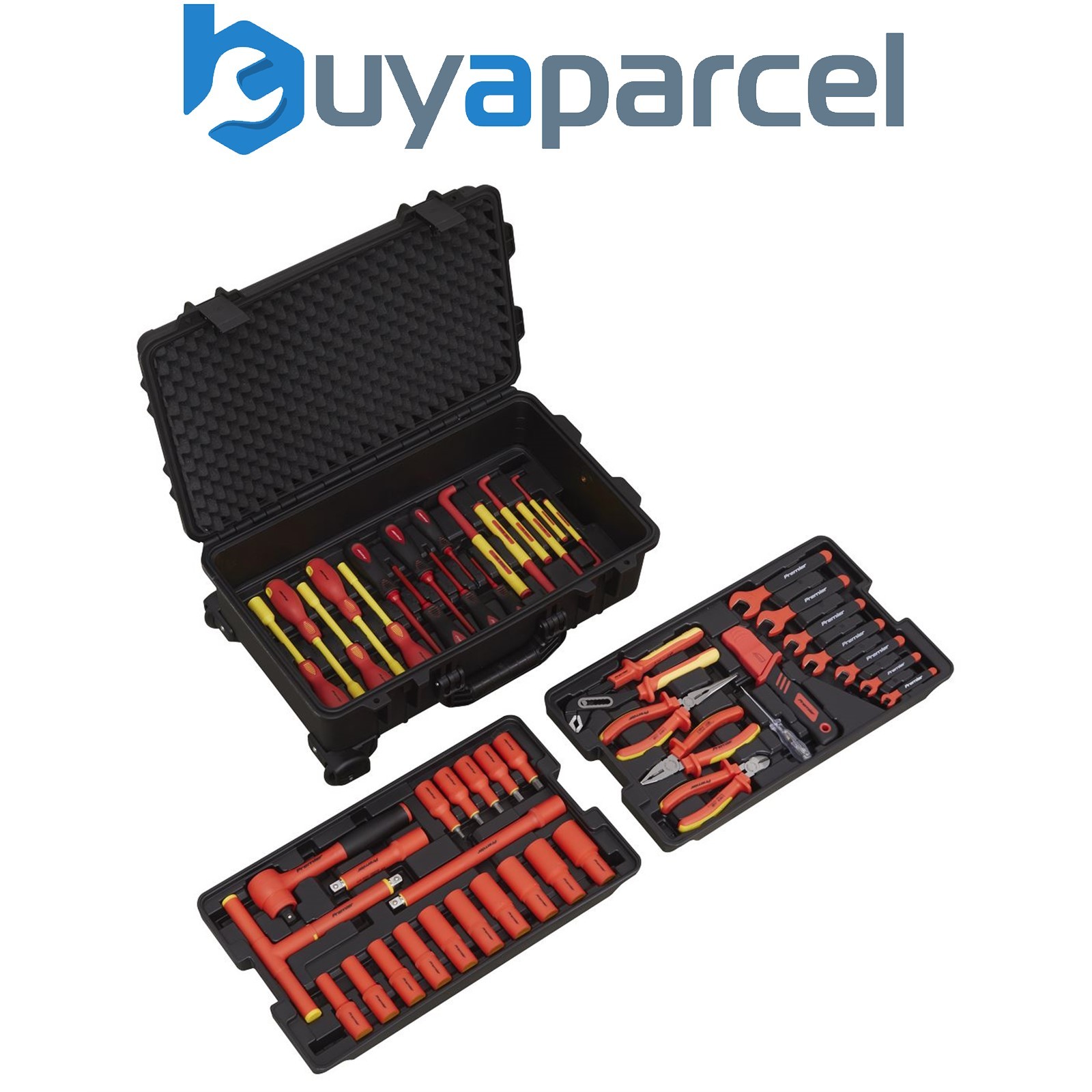 Sealey AK7939 Premier Insulated Tool Kit 1/2"Sq Drive 1000V 49pc