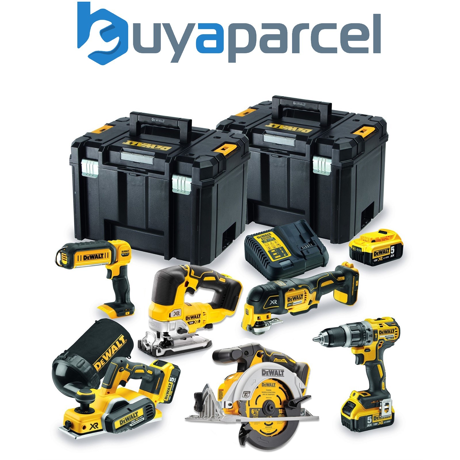 DeWalt DCK667P3T 18v Brushless XR 6 Piece Kit Multi Tool Jigsaw Multi Tool 3x5Ah