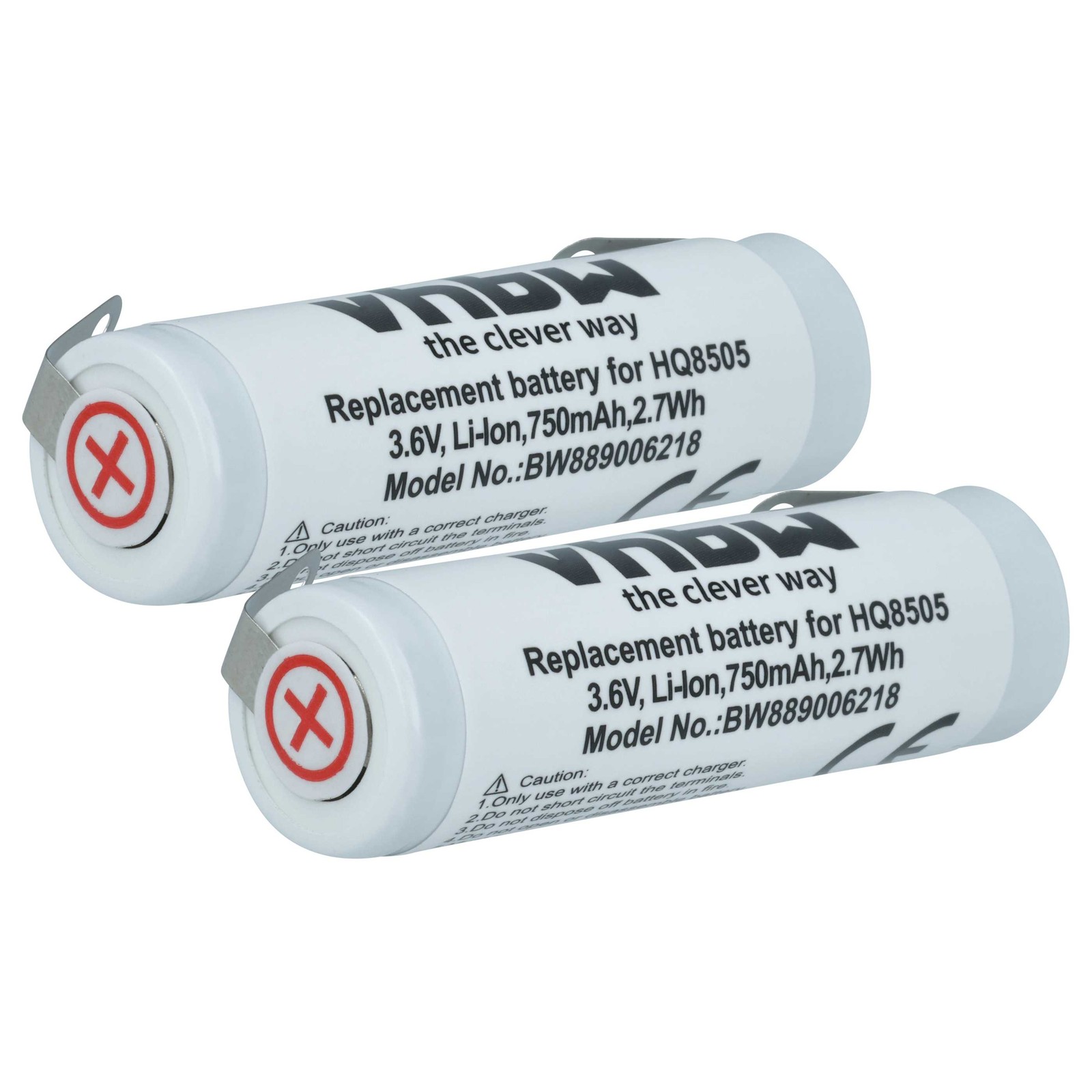 2x Battery for Philips Norelco 8894XL 8280XL 9170XL 9160XL 9160XL/43 750mAh 3.6V