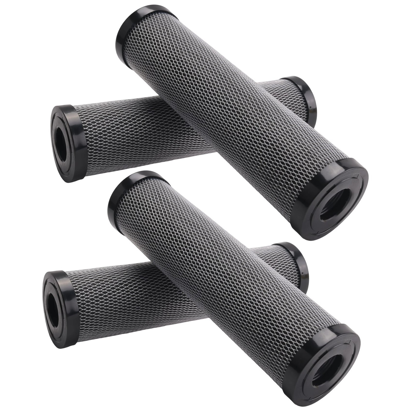 4Pcs Carbon Water 10-Inch Standard Whole House Carbon Wrap Sediment and3215