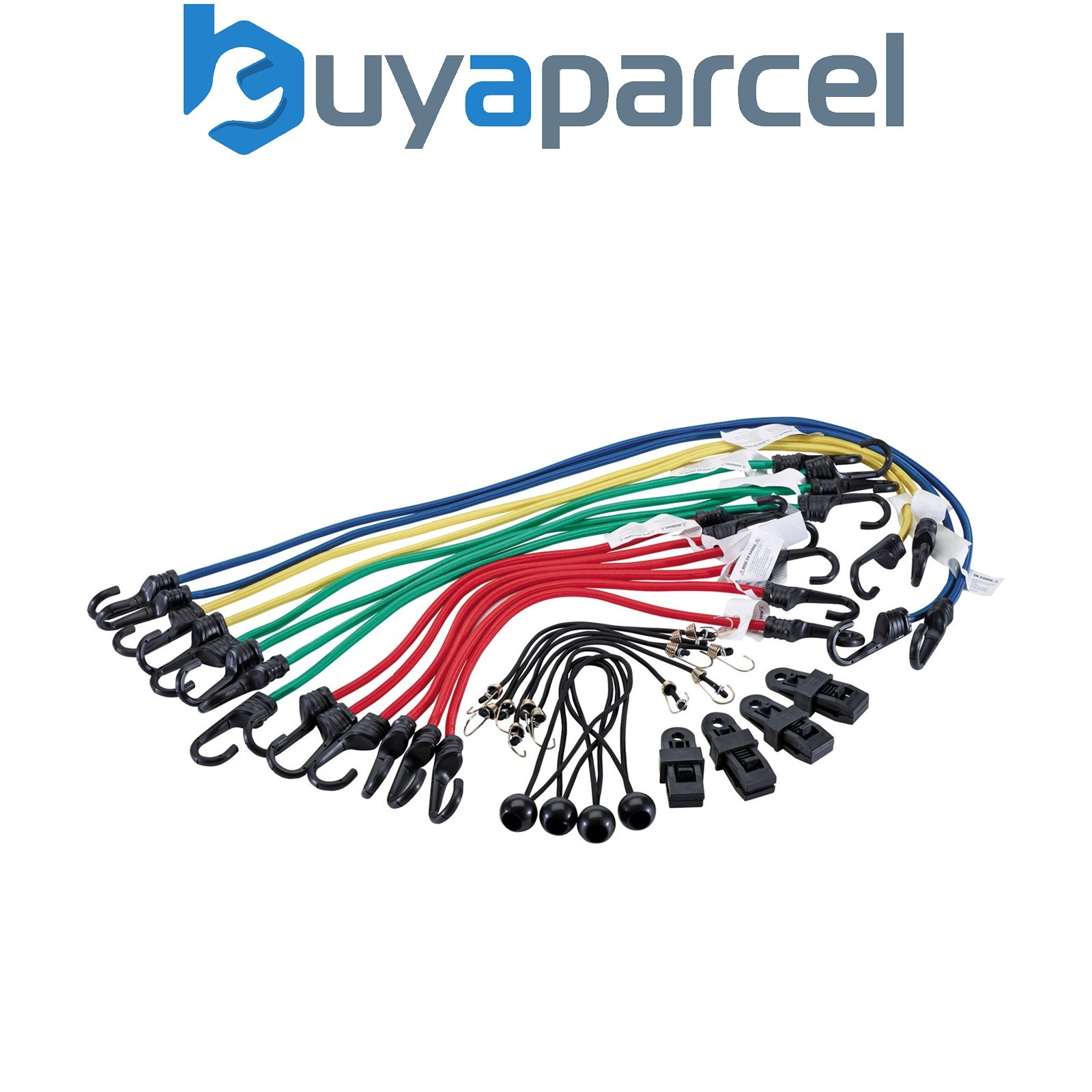 Draper 93447 Assorted Bungee Pack with Storage Case (28 Piece)