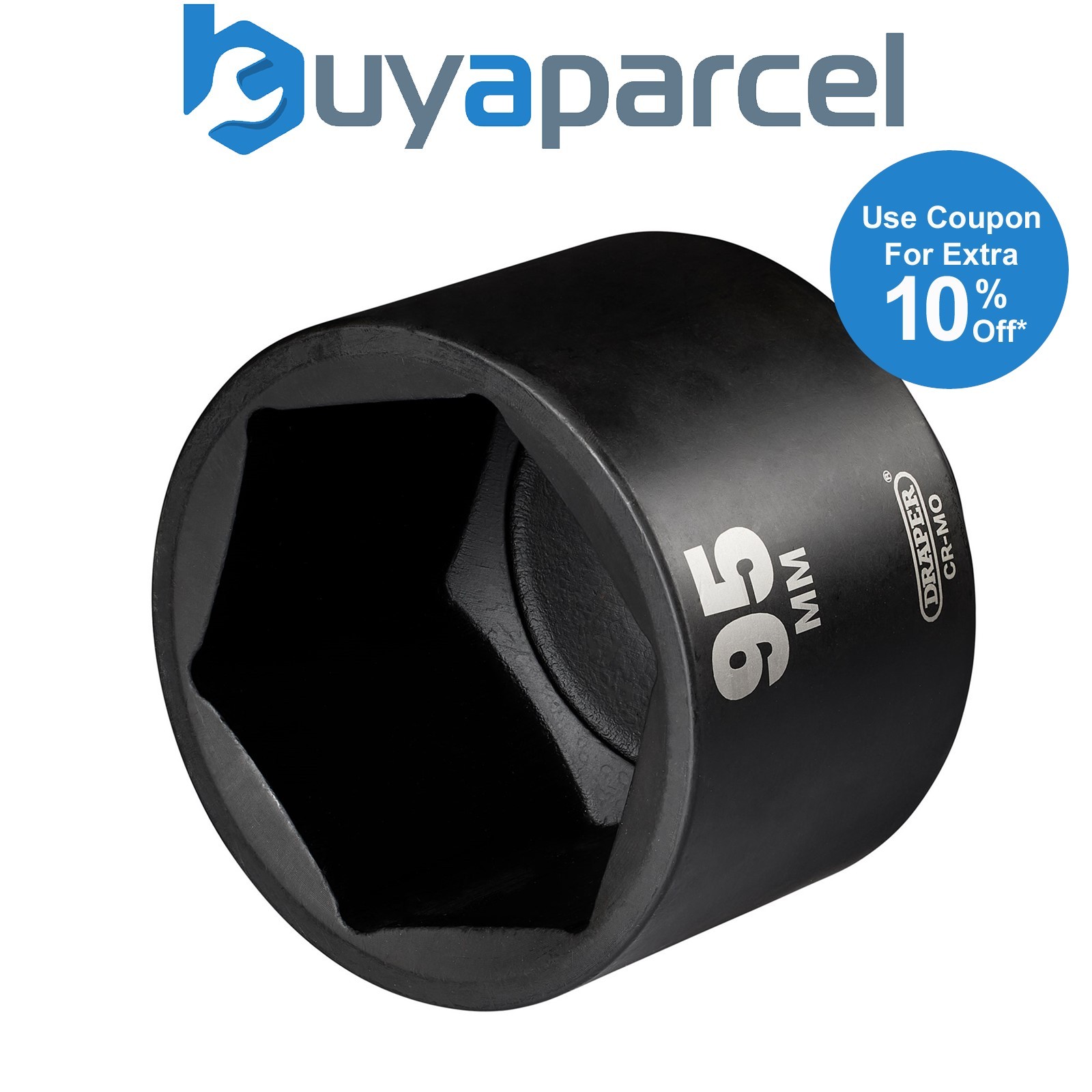 Draper 08528 Draper HI-TORQ Deep Impact Socket, 1" Sq. Dr., 95mm