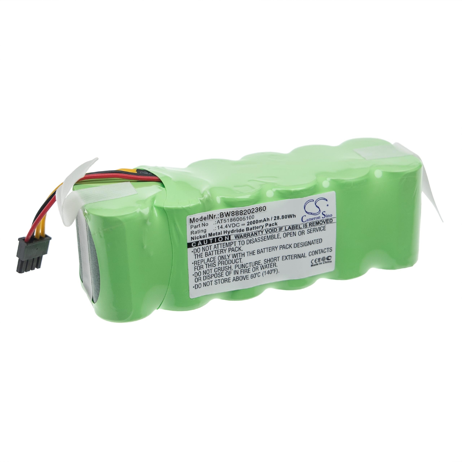 Battery for Ariete 271212ALBE 271211AR0 271212AL 271212ALAL0 2000mAh 14.4V