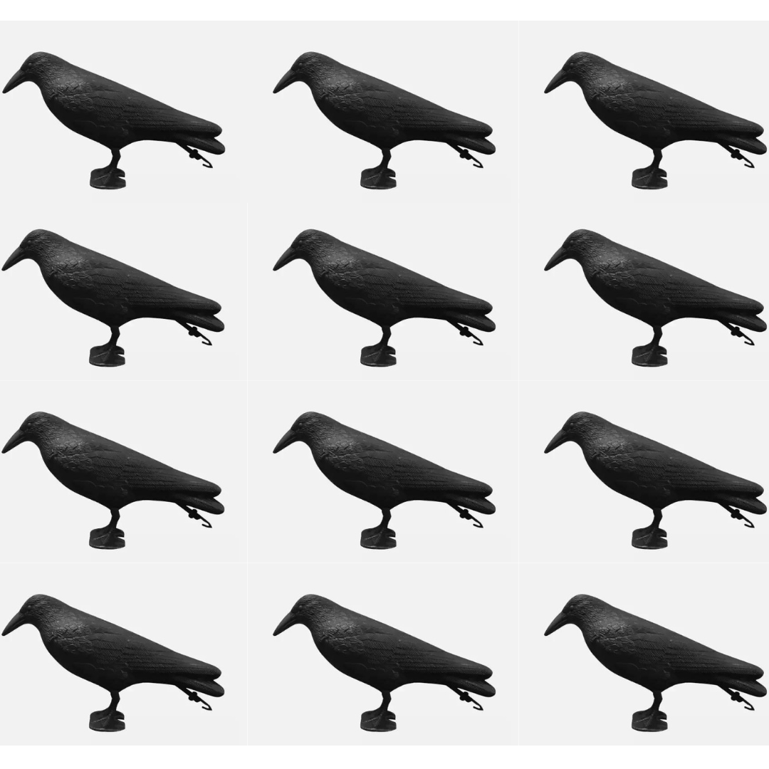 Bird Decoy Animal Deterrent Garden Pest Repeller Dig Stopper Hawk Crow Owl Tape