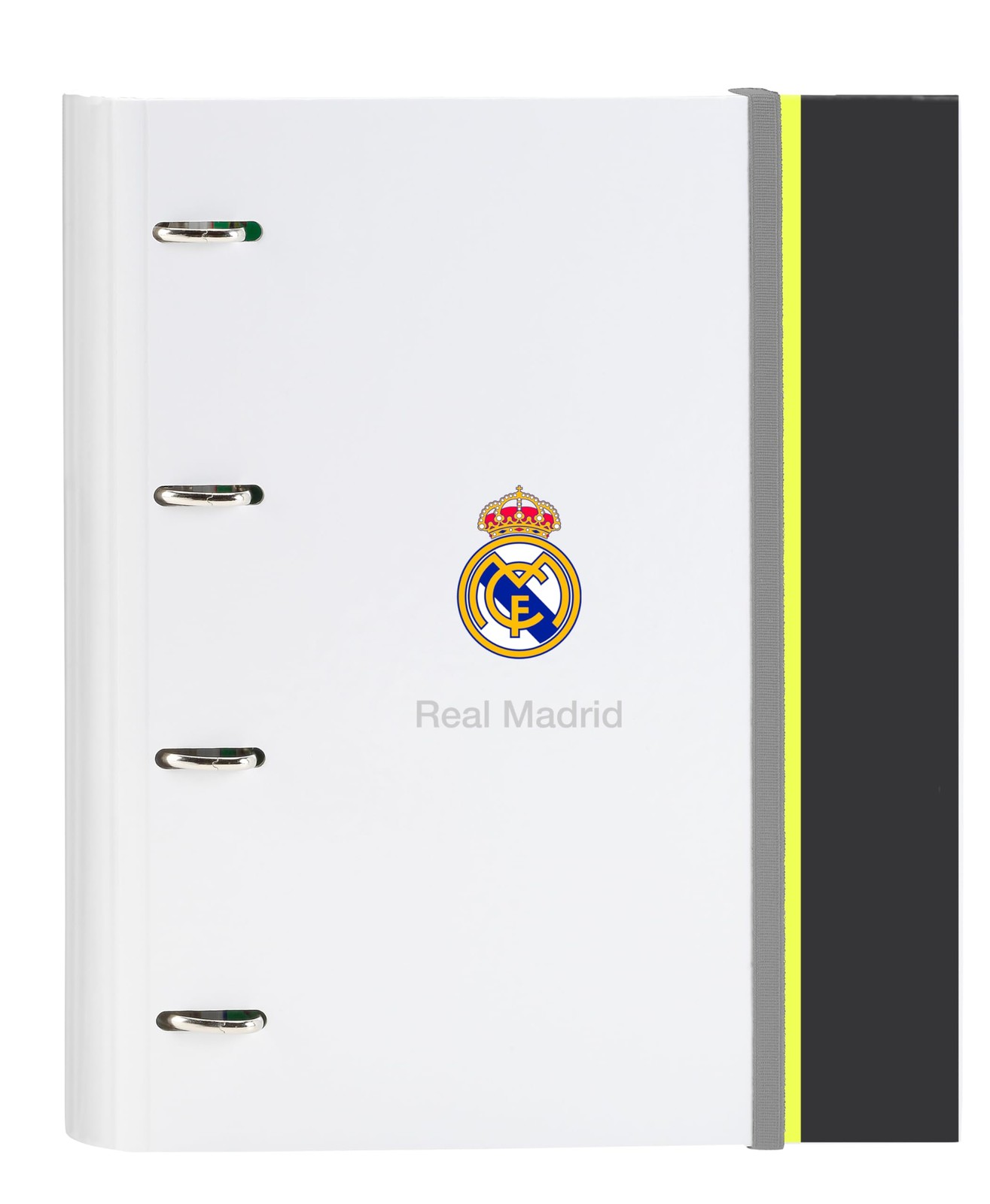 Safta Real Madrid EQUIPACIÓN 25/26 – Folder 4 Rings of 35 cm with 100 A4 Sheets,