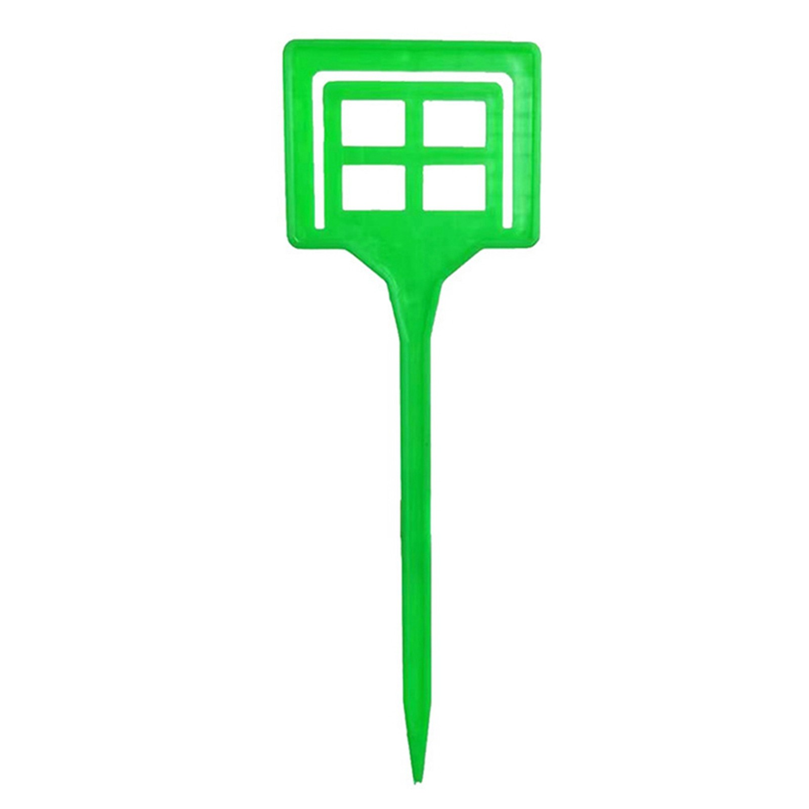 3X(Field-Shaped 100Pcs Plastic Gardening Labels Labels Potted Plant Labels2643