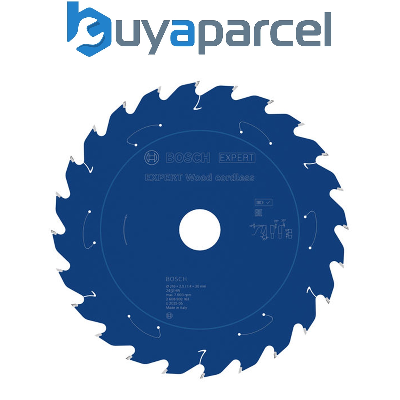 Bosch EXPERT Wood cordless Circular Saw Blade 216 x 2/1.4 x 30 mm T24 2608902163