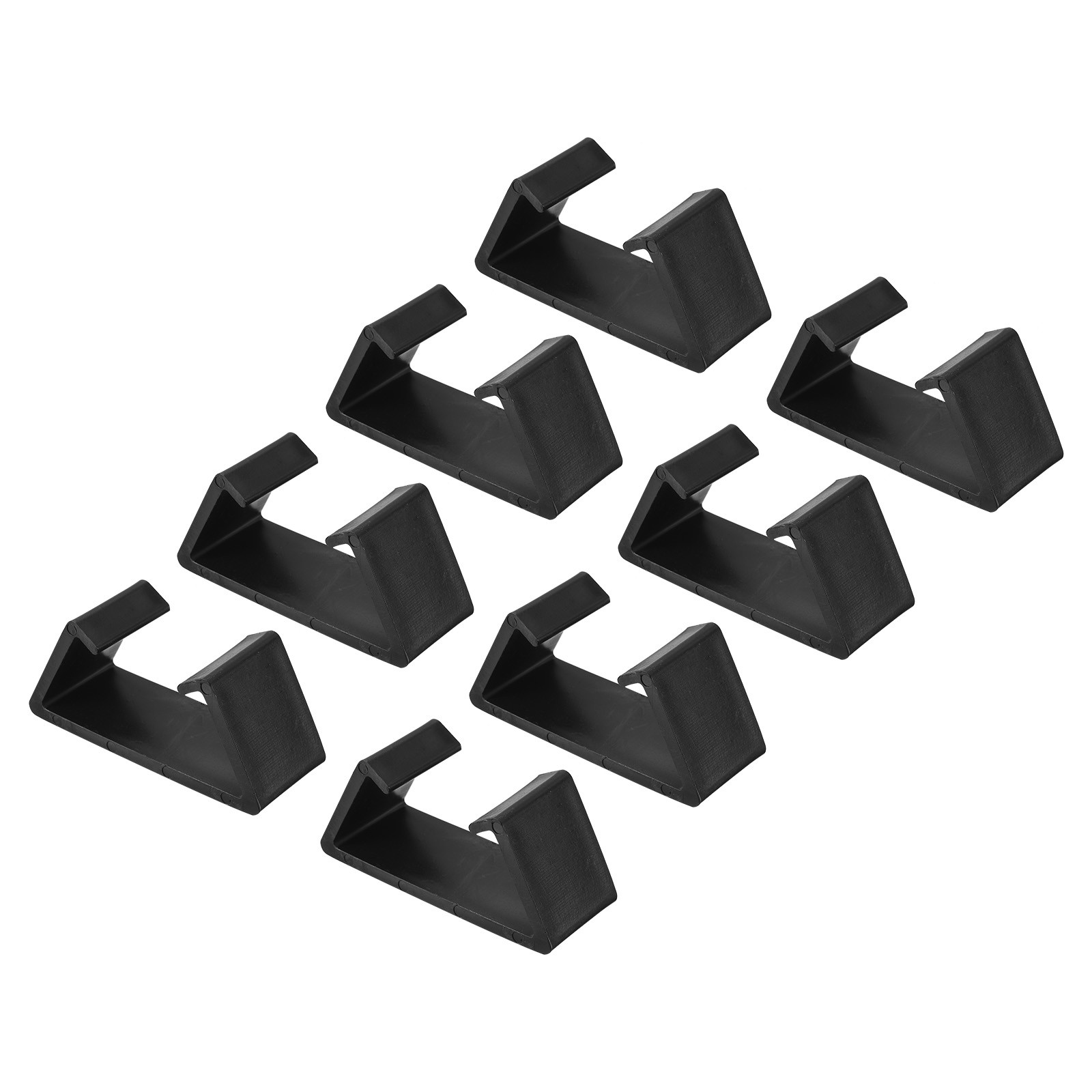 16pcs Patio Furniture Clips, Sofa Clamps Wicker Rattan Chair Fasteners, Black