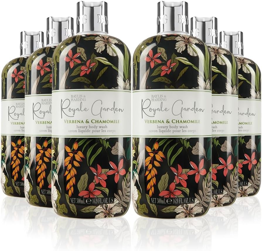 Baylis & Harding Royale Garden Verbena & Chamomile Body Wash 500ml (Pack of 6)