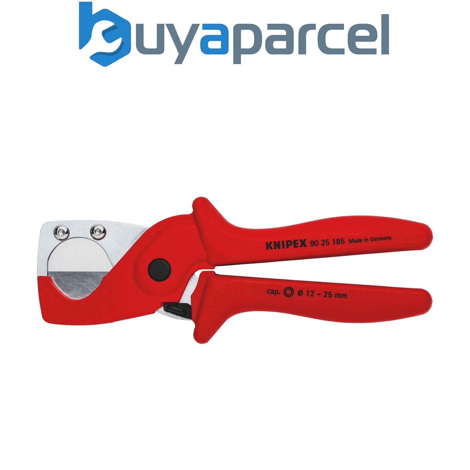 Draper 26089 KNIPEX 90 25 185 SB Pipe Cutter for Plastic Composite Pipes, 185mm