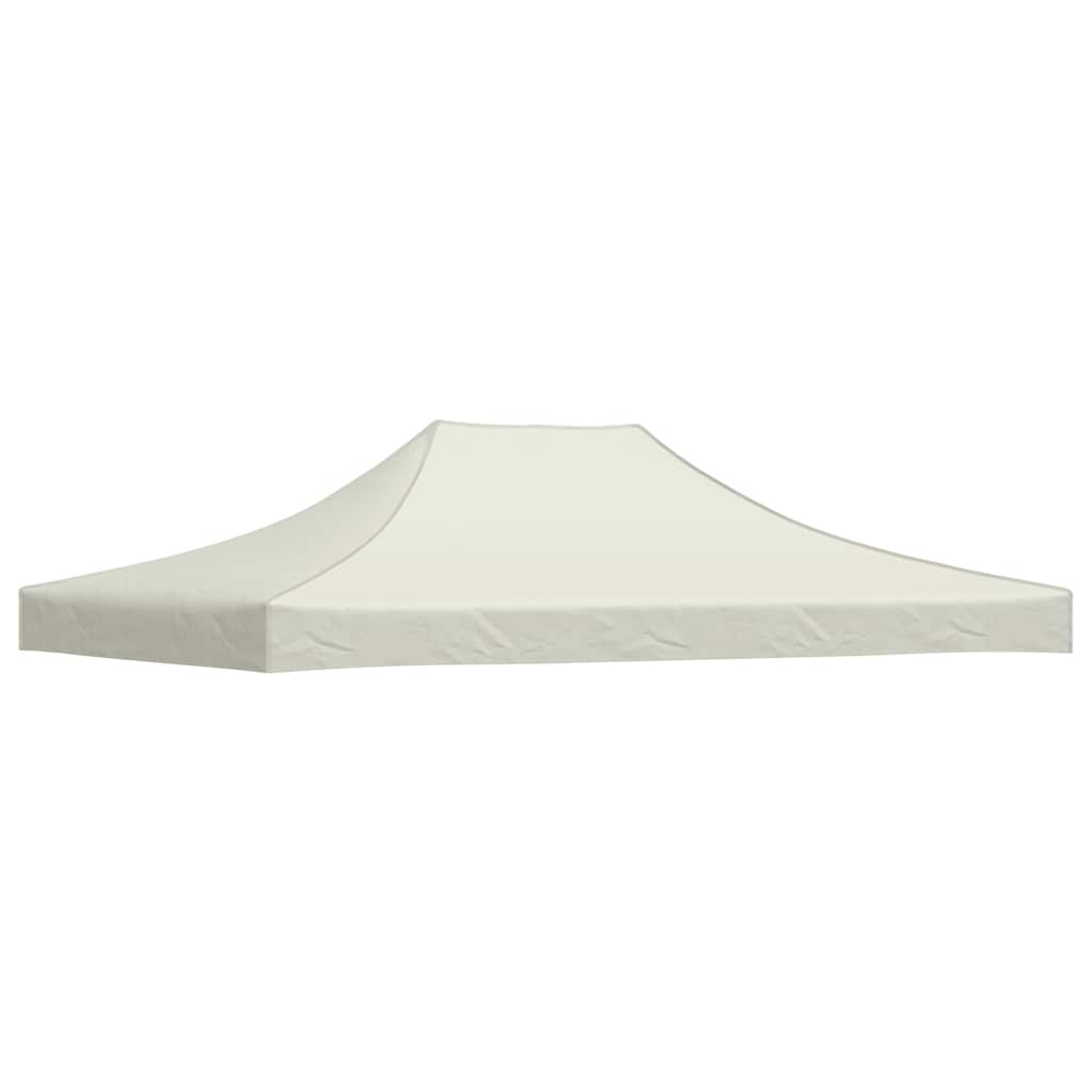 Party Tent Roof 4x3 m Cream 270 g/m² Replacement Canopy Gazebo Cover vidaXL