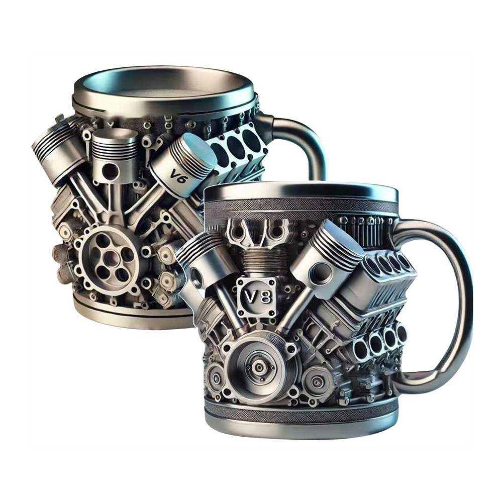 Engines Mug Coffee Cup forCar Enthusiasts Capacity Tea Mug U5V55394