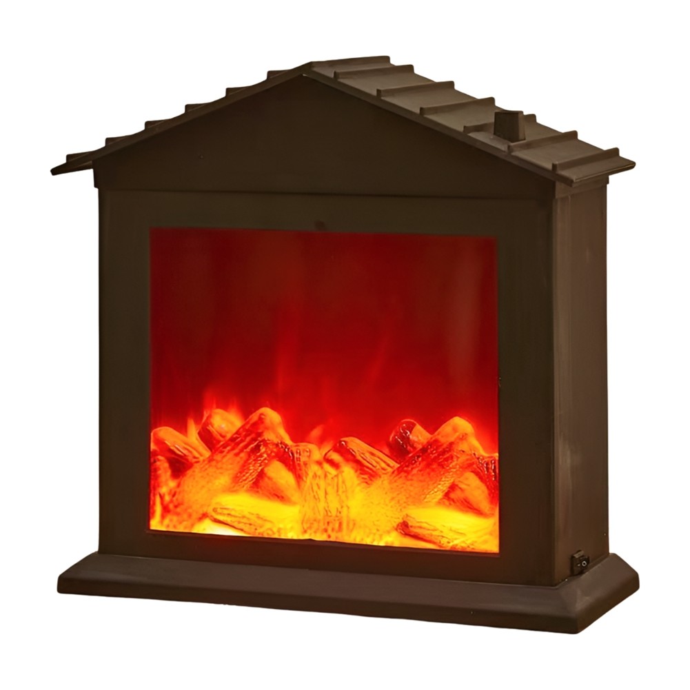 Fireplace Decorations Decorative Fake Fireplaces Year Decorations Desk5894