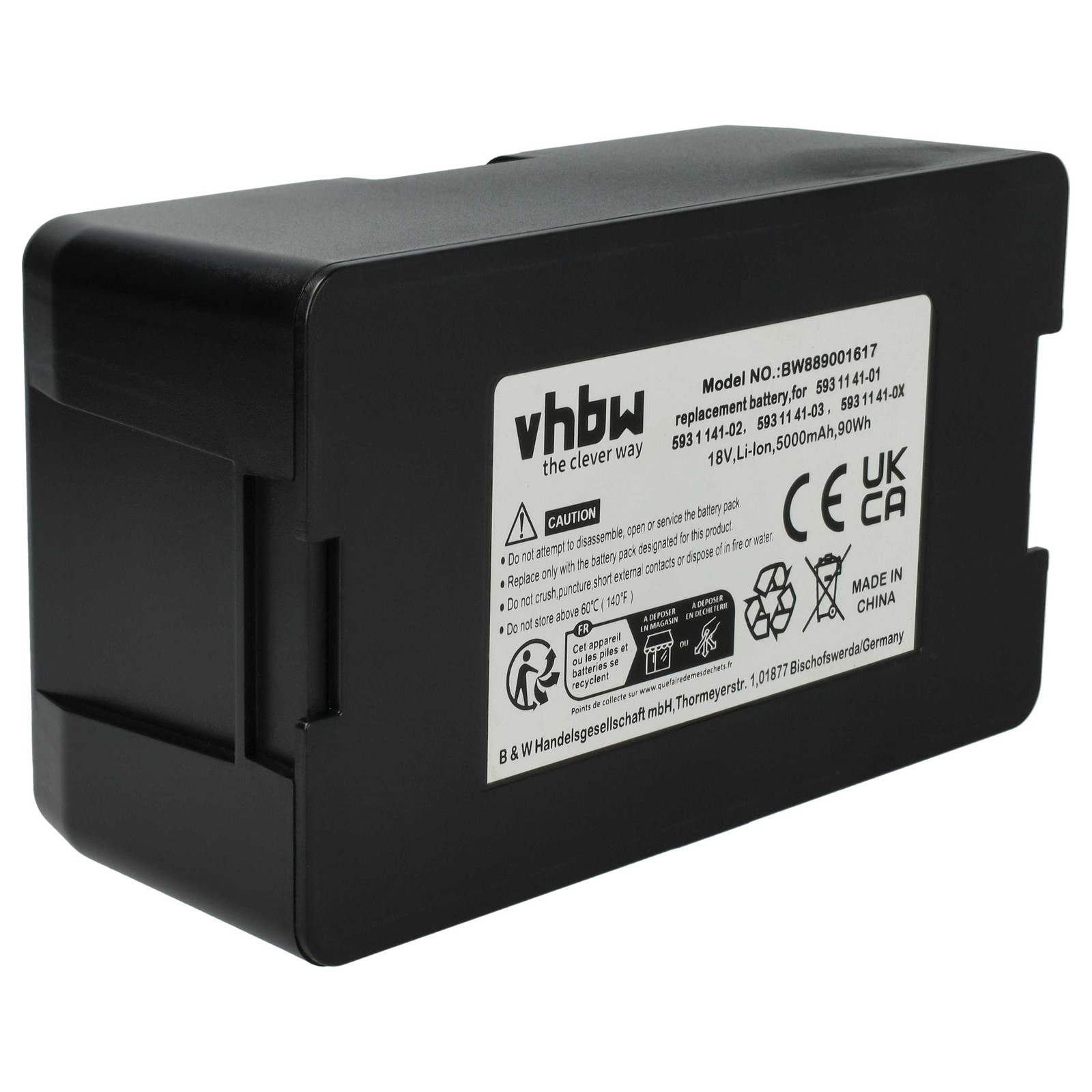 Battery for Husqvarna Automower 430XH 430X (2019) 420 (2020-2022) 5000mAh 18V