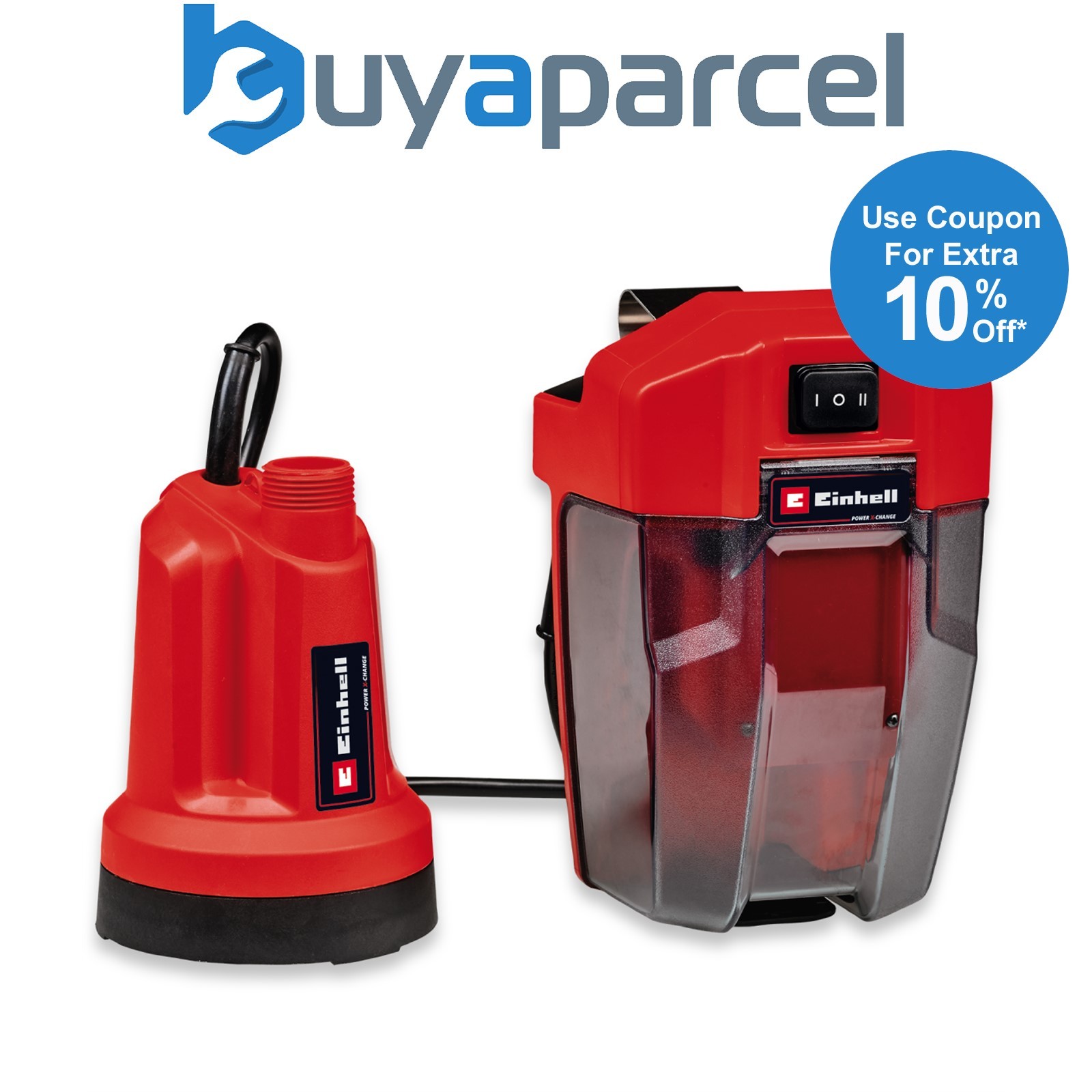 Einhell 18v Cordless Clear Water Pump GE-SP 18 LL Li - Solo Power X-Change Body