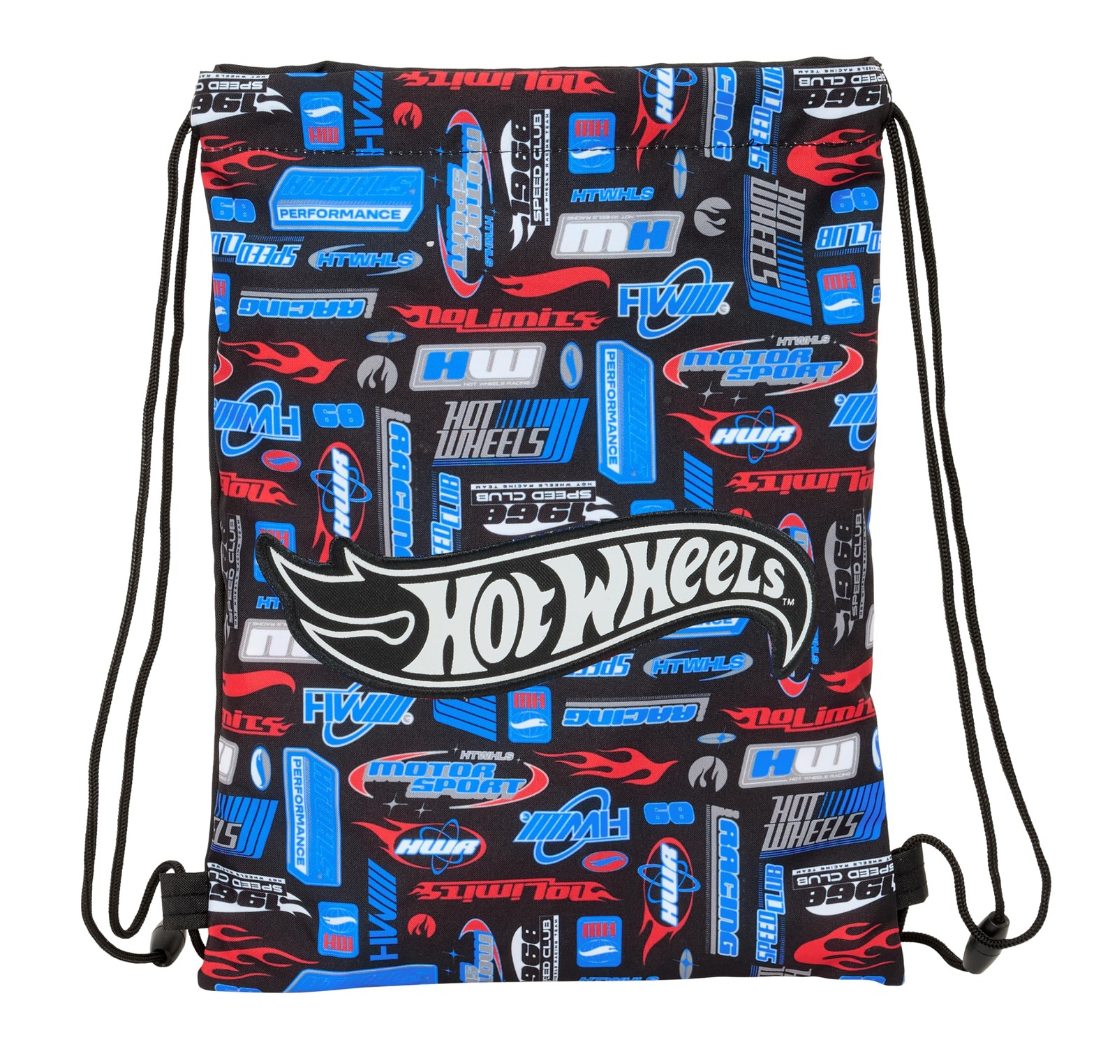 Safta HOT WHEELS – Junior Flat Bag Backpack, Ideal for Children of Different Age
