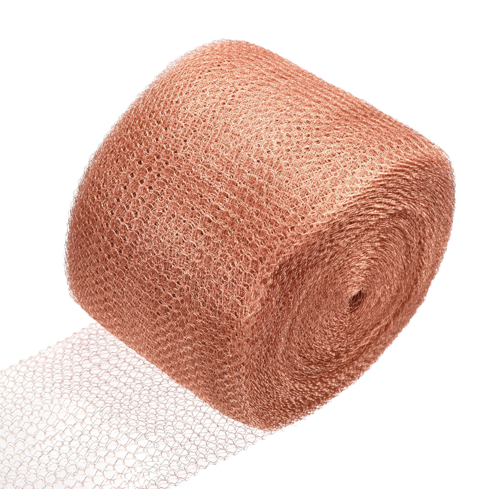 Copper Mesh 4"x 98Ft Copper Mesh Roll for Hole Filler Fabric DIY Kit New