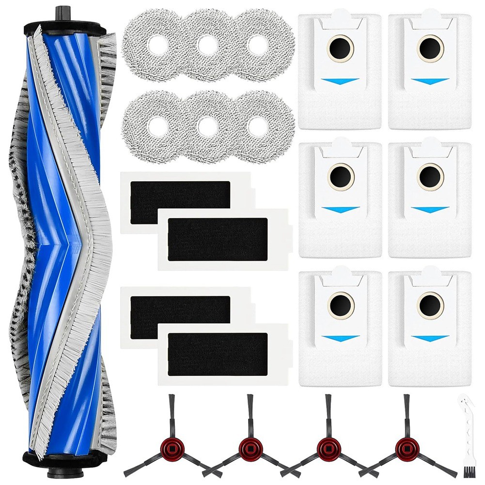 For  T30S Robot Vacuum Cleaner Main Side Brush Hepa Mop Cloth Dust1673