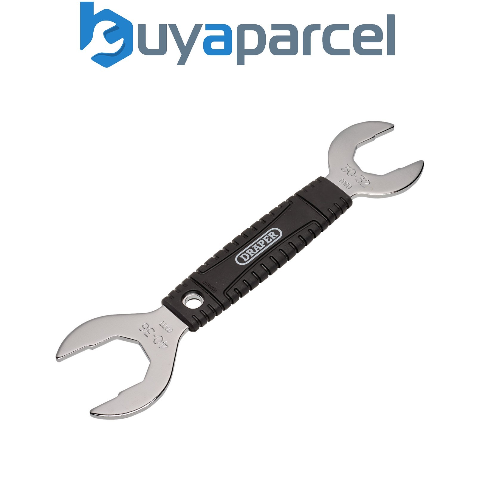 Draper 14167 Dual-Ended Bicycle Headset Wrench, 30/32/36/40mm