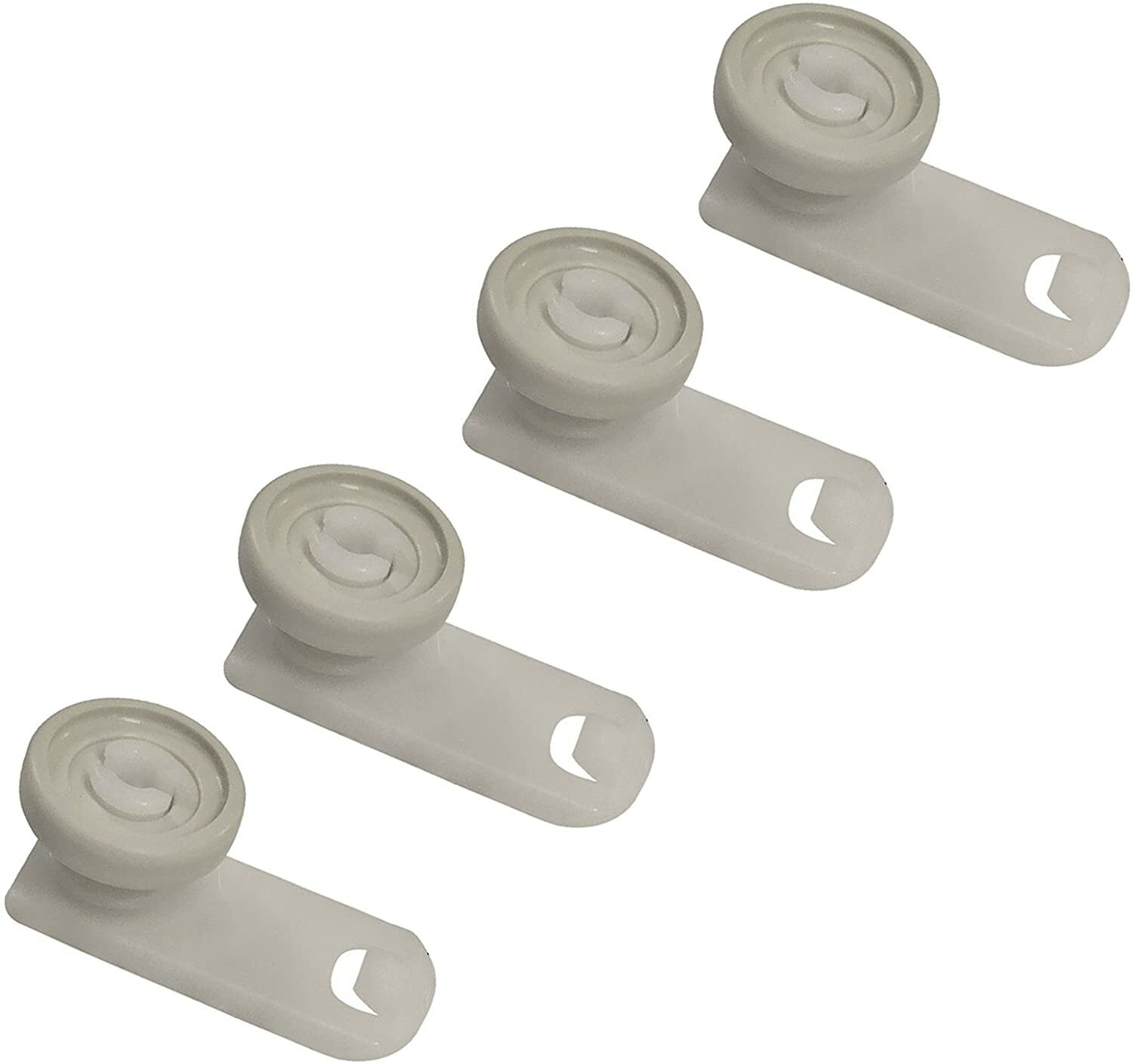 4 x MIELE G100 - G900 Series Dishwasher Basket Upper Wheel and Holder 3176421