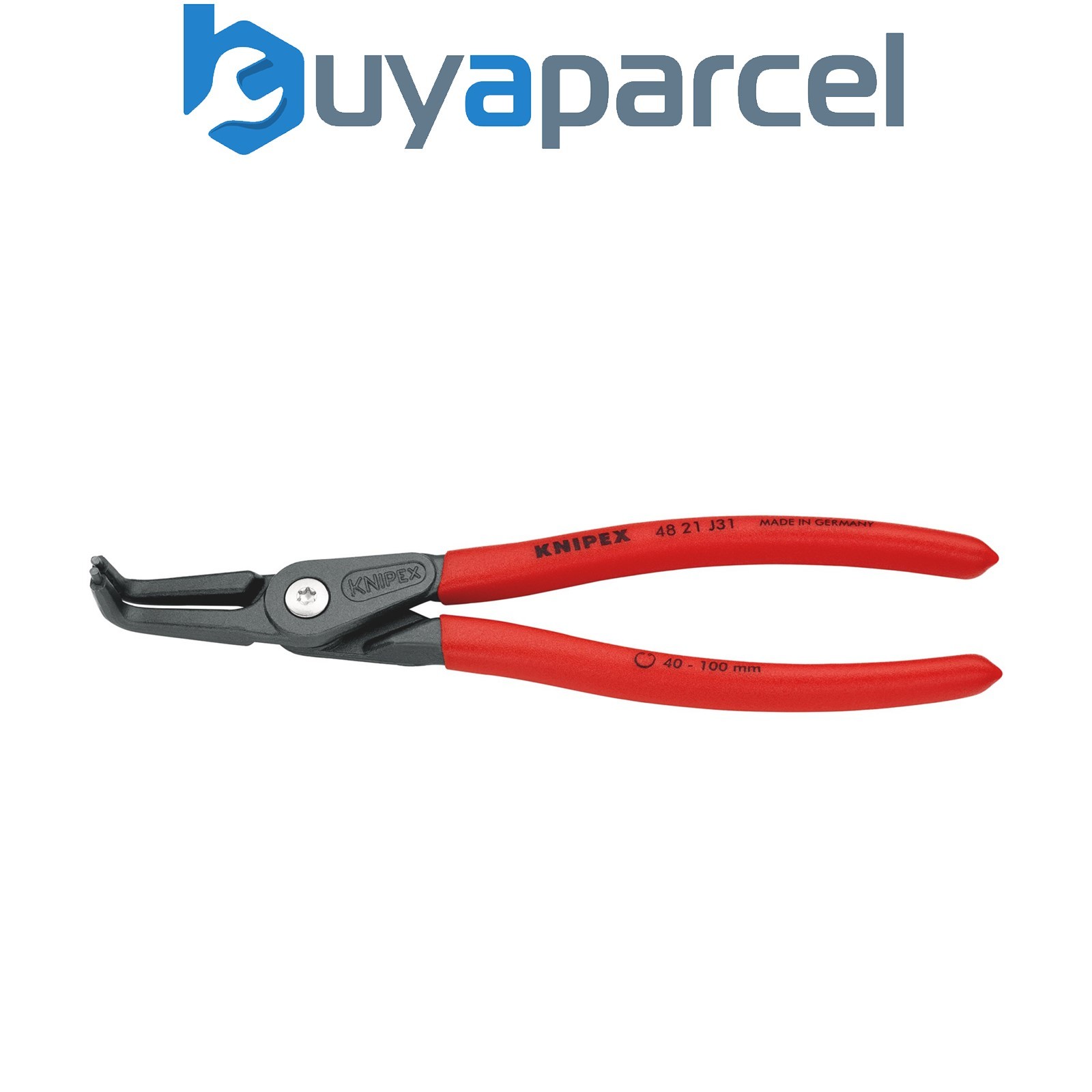 Draper 75086 KNIPEX 48 21 J31 SB Precision Circlip Pliers for internal circlips