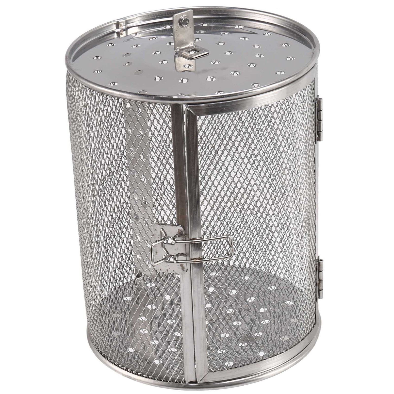 3X(Rotisserie Basket,14X18cm Stainless Steel Oven Roast Basket ​Baking Cage7698