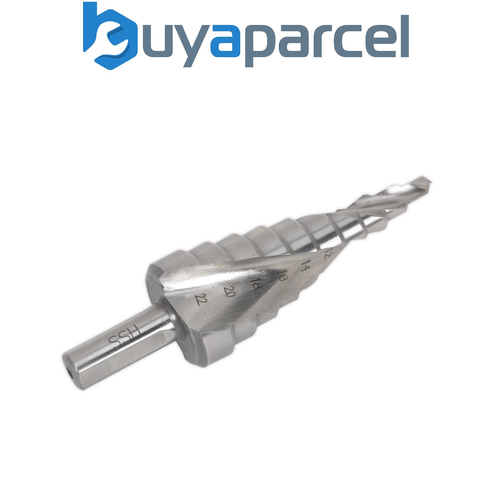 Sealey AK4747 Double Spiral HSS 4341 Step Drill Bit 4-22mm