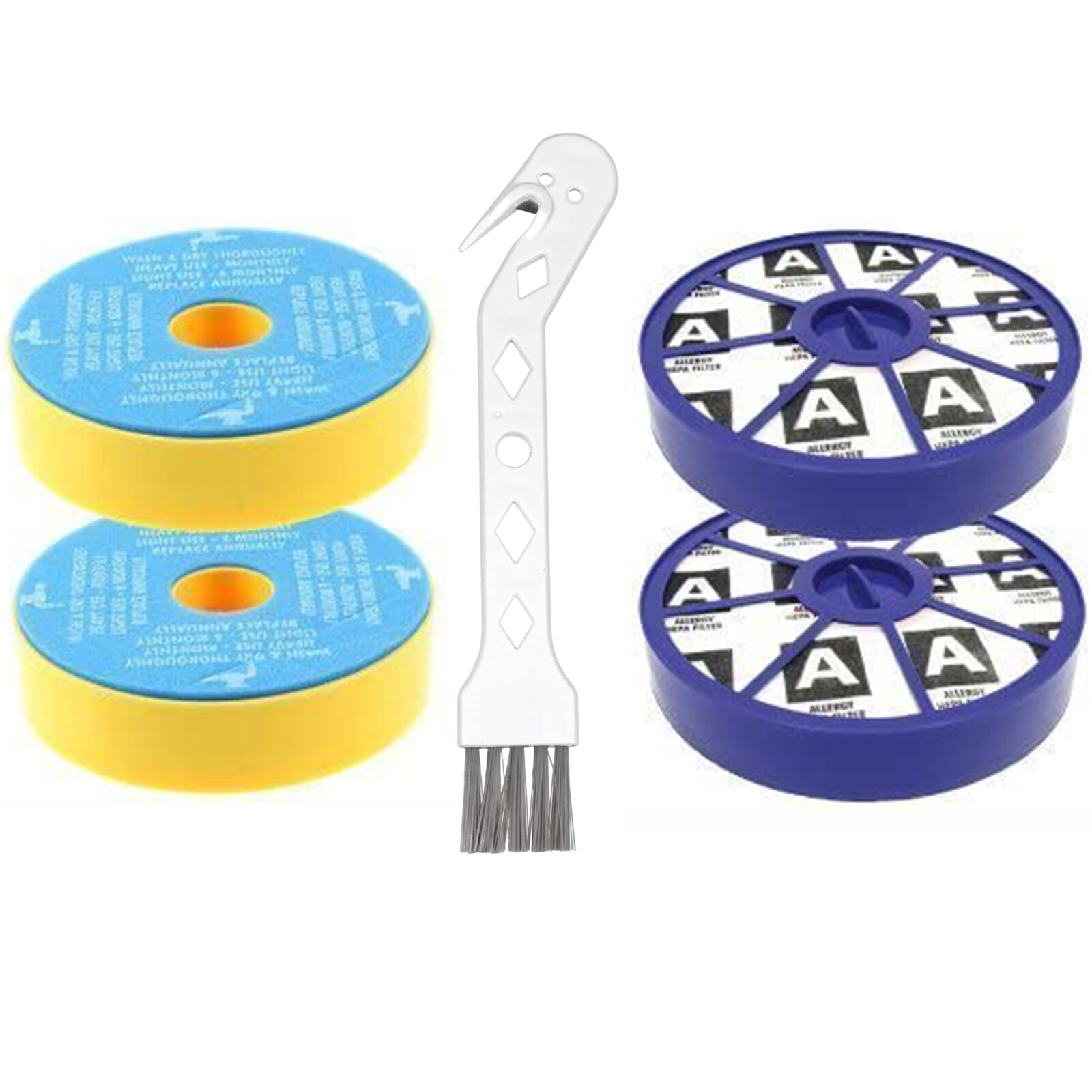 DC19 DC29 Filter Kit for Dyson Vacuum 4 Filters Washable Pre & Post Motor HEPA