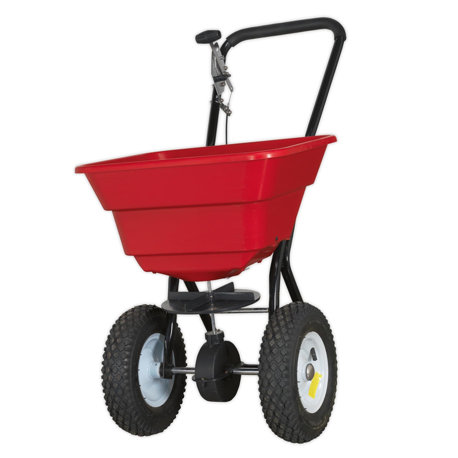 Sealey SPB37W Broadcast Spreader 37kg Walk Behind Grit Seed Fertiliser Salt