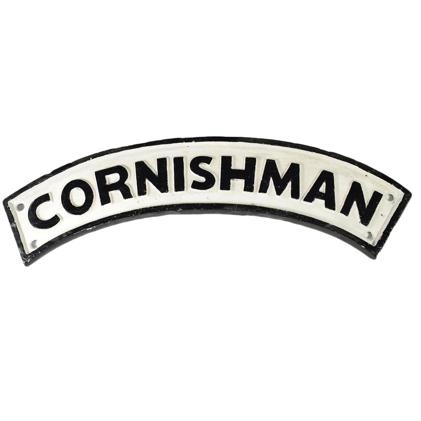 Cornishman" Cast Iron Sign Plaque Door Wall House Fence Gate Post Garden
