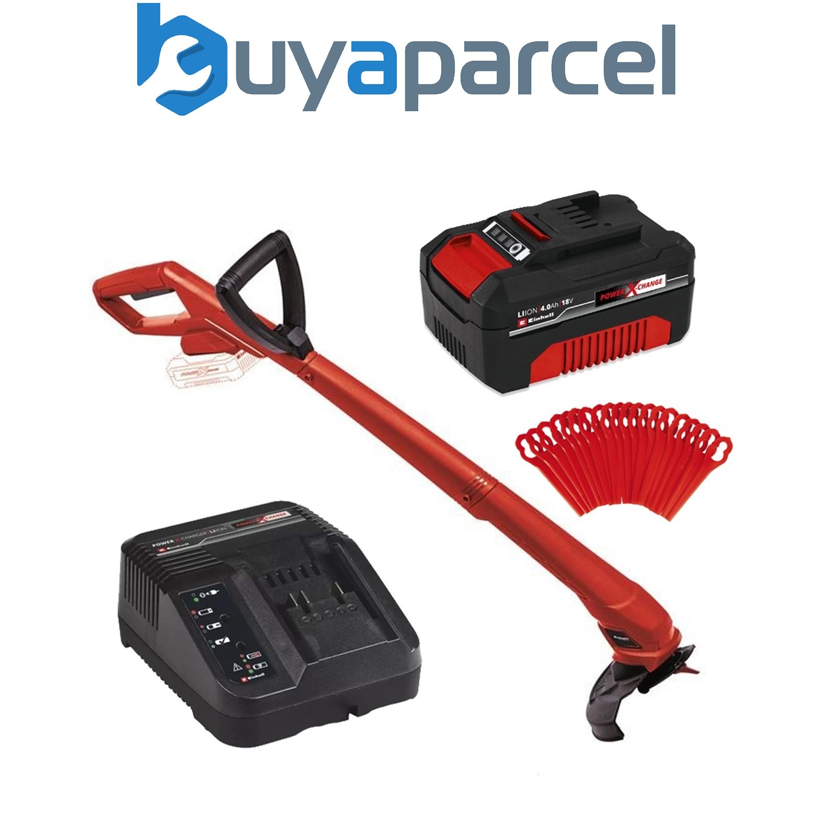 Einhell 3411104 GC-CT 18/24 Li P-Solo Power-X-Change Lawn Trimmer 18V + 4AH Kit